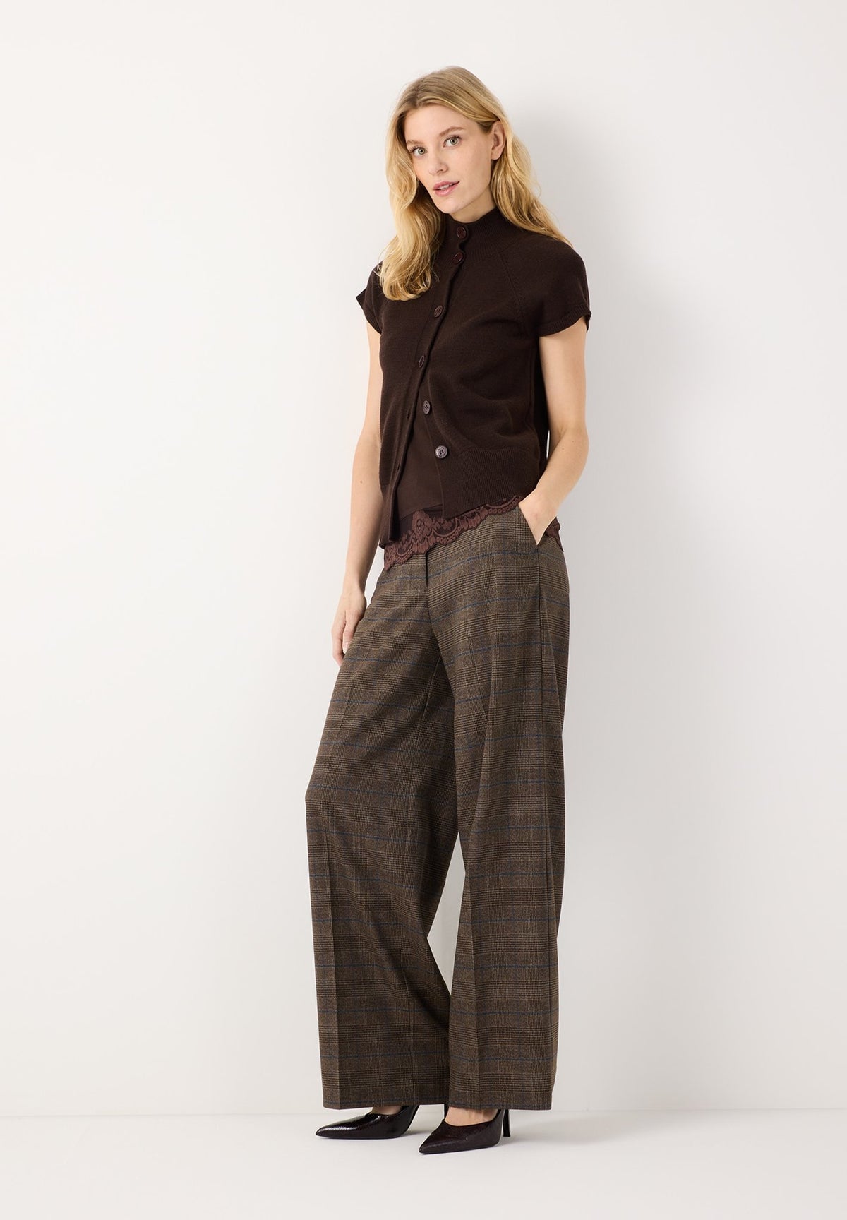 More & More Damen Strickjacken  Espresso B