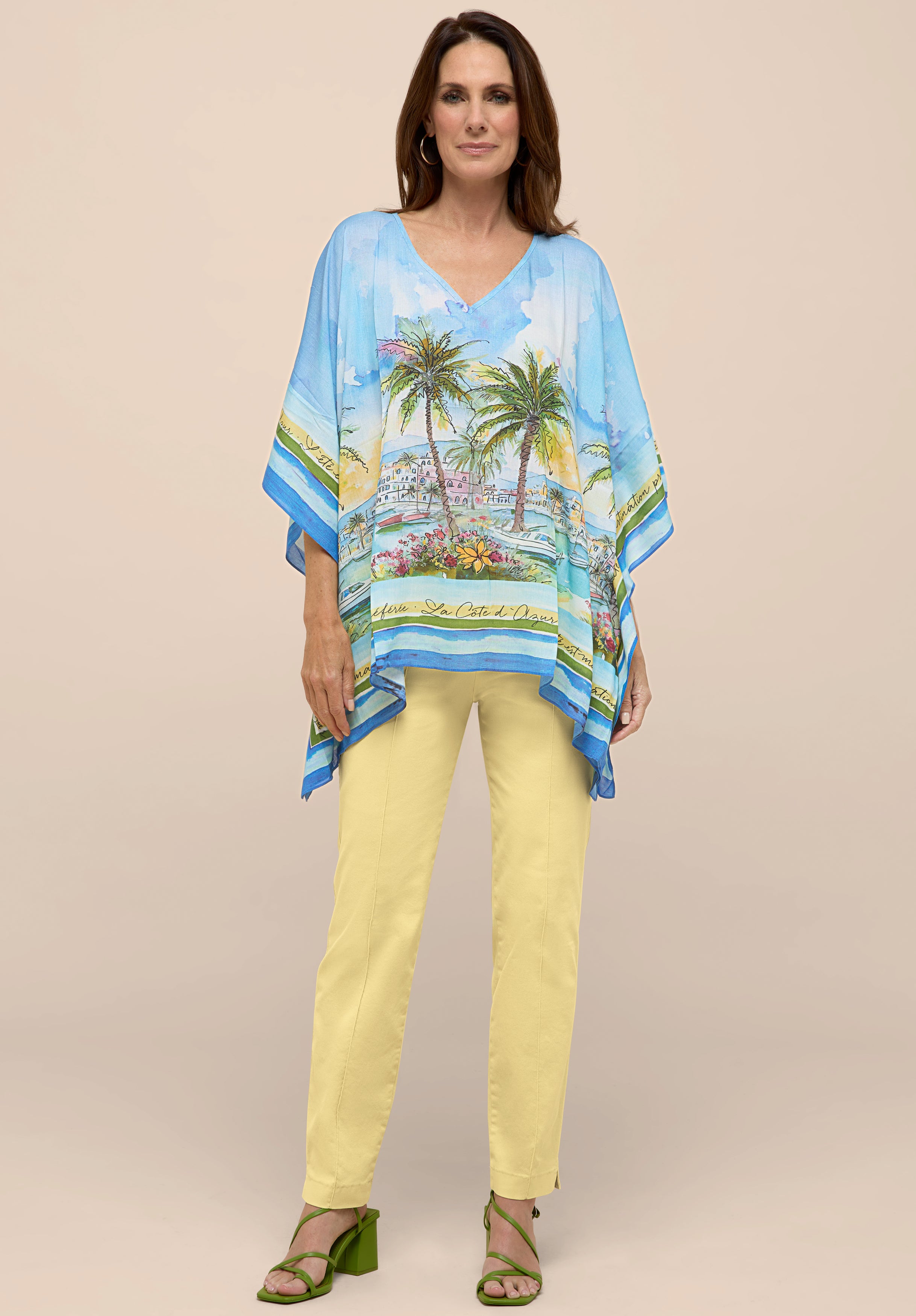 Bianca Damen Blusen Blue Mix