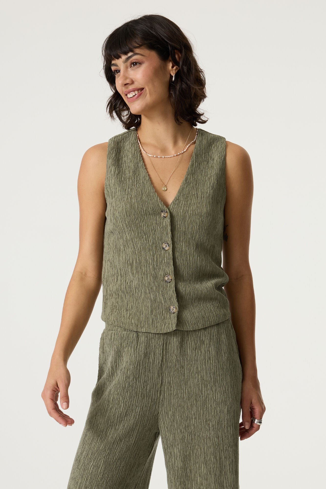 Garcia Damen Blazer Olive Breeze