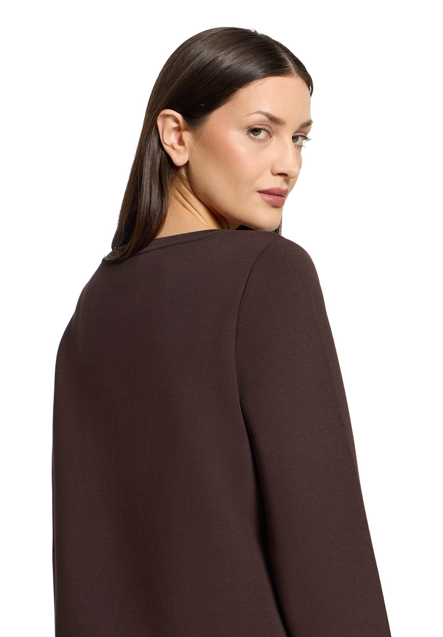 Cartoon Damen Sweatshirts Patch Brown/Bla