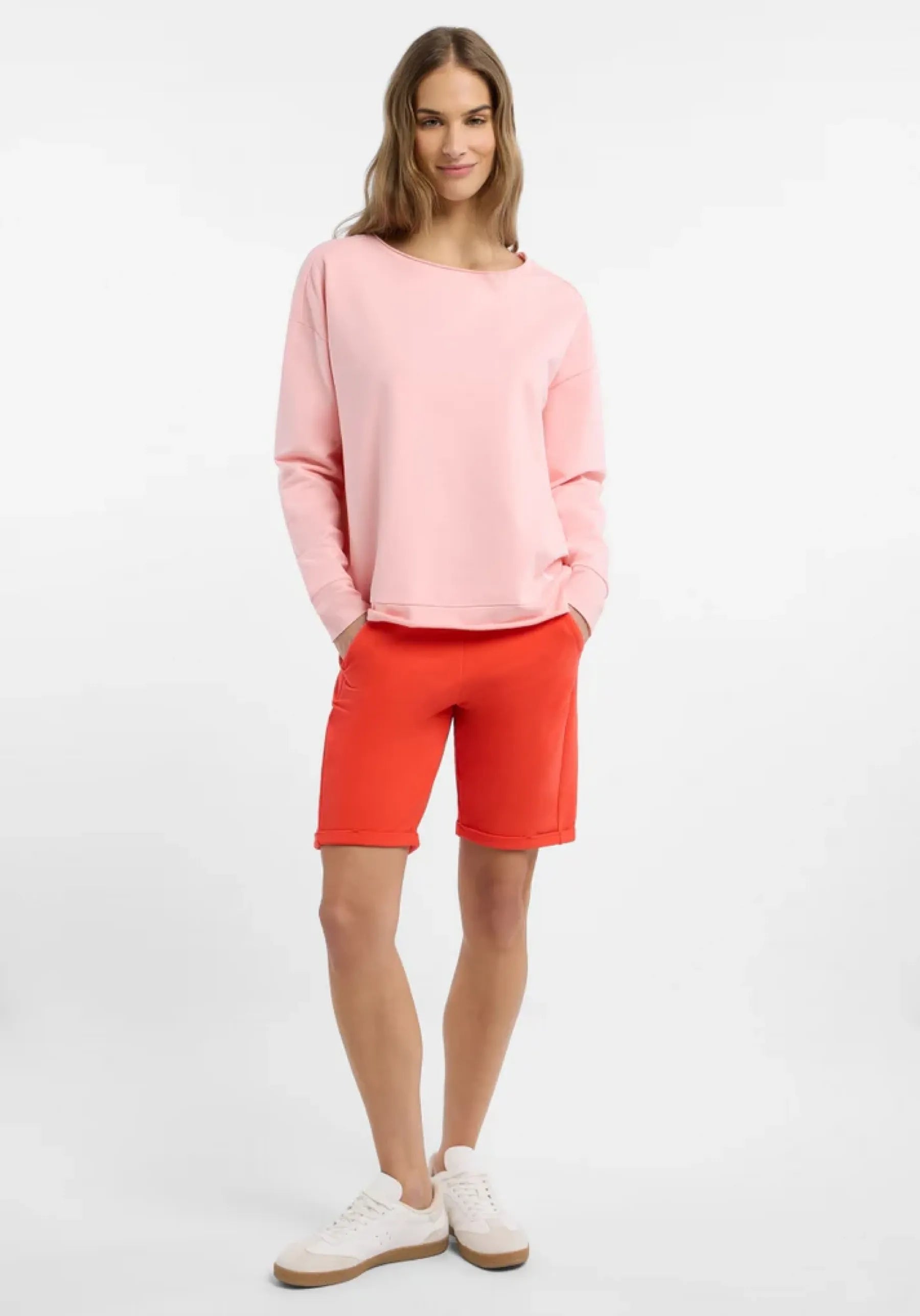 Elbsand Damen Sweatshirts Papaya