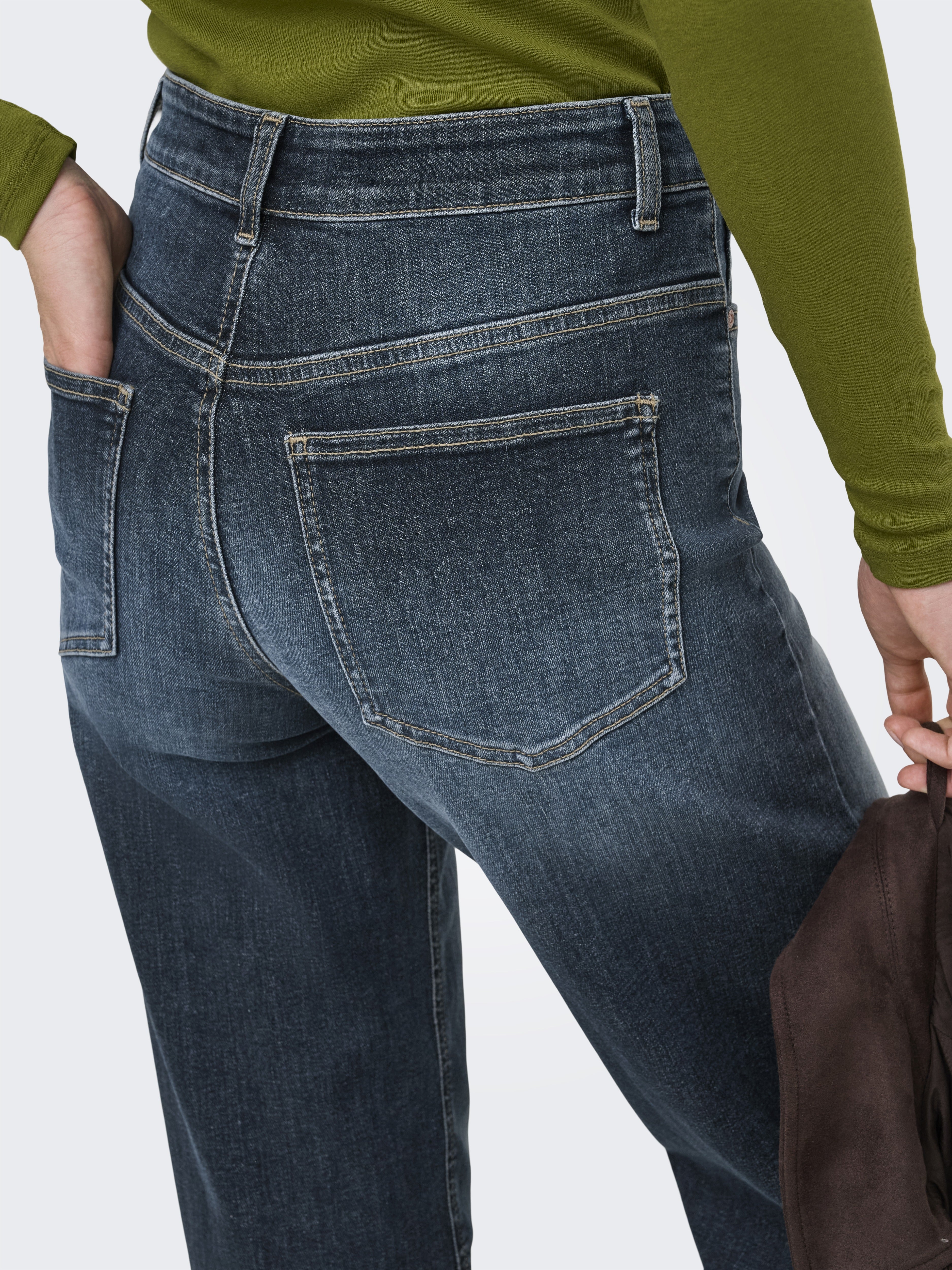 only Damen Jeans Dark Blue Denim