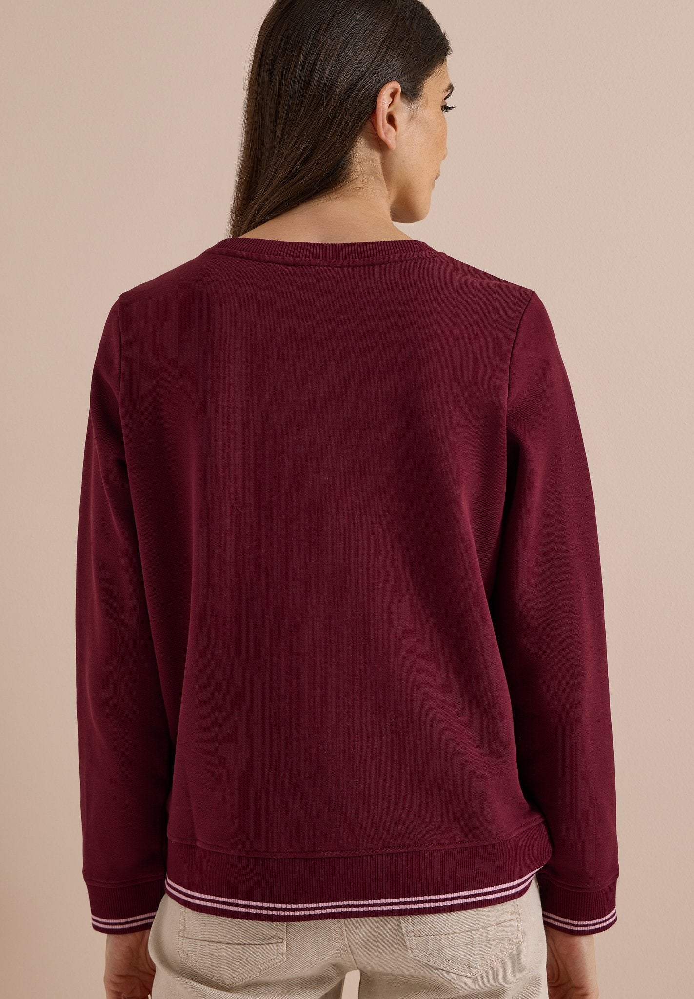 Cecil Damen Pullover Red Wine