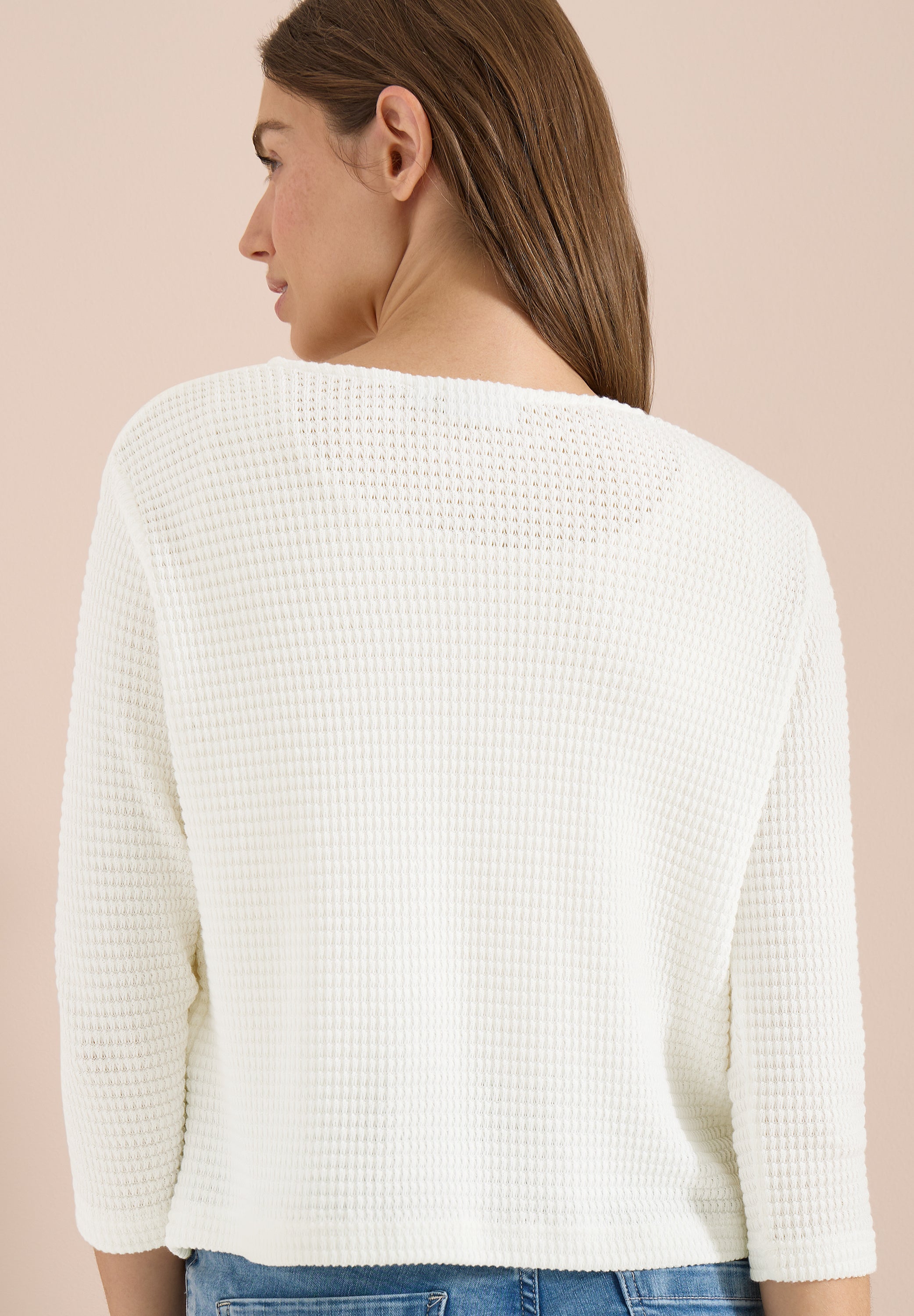 Cecil Damen T-Shirts  Vanilla W