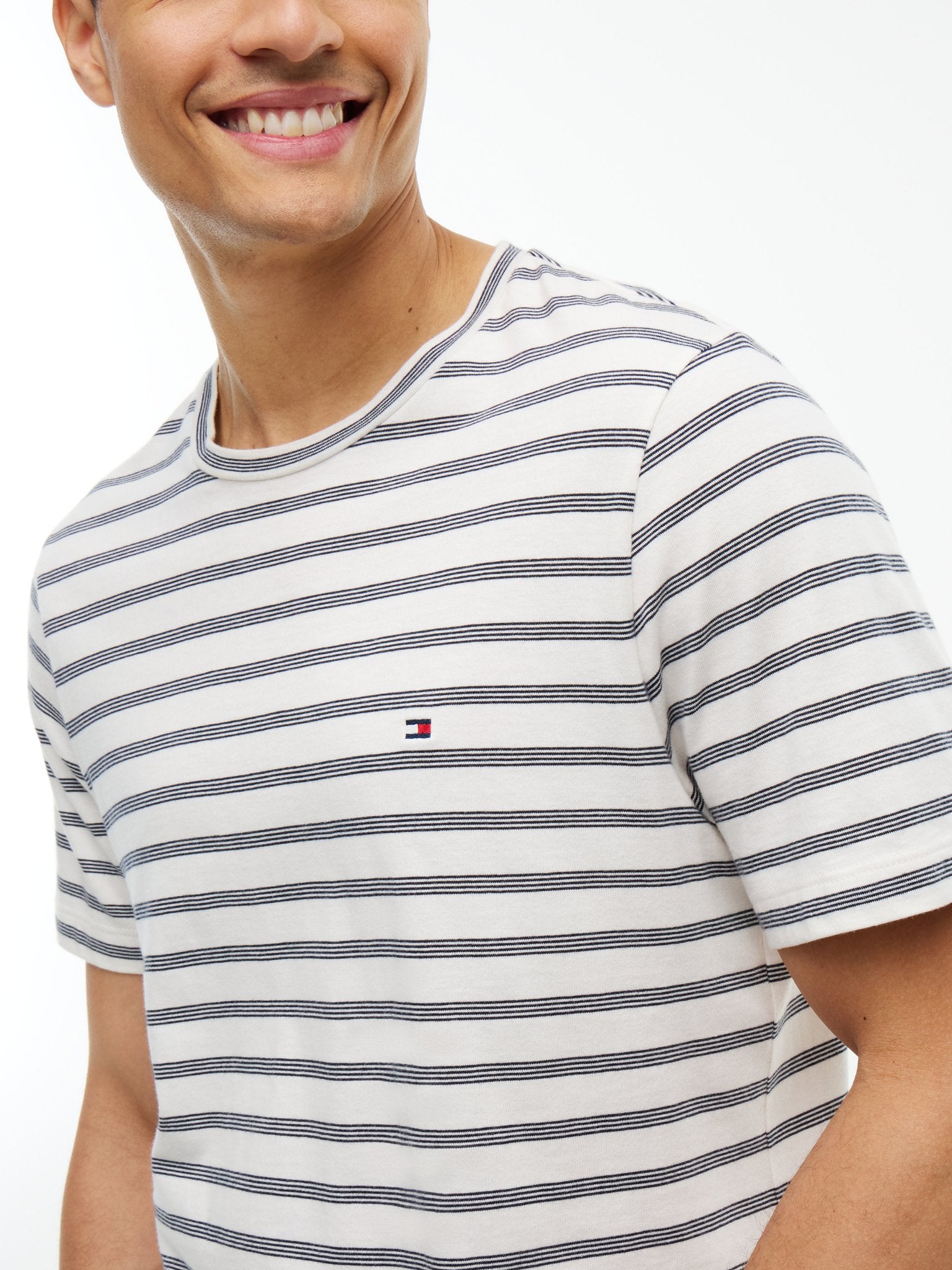 Tommy Hilfiger Herren T-Shirts kurz A Blue