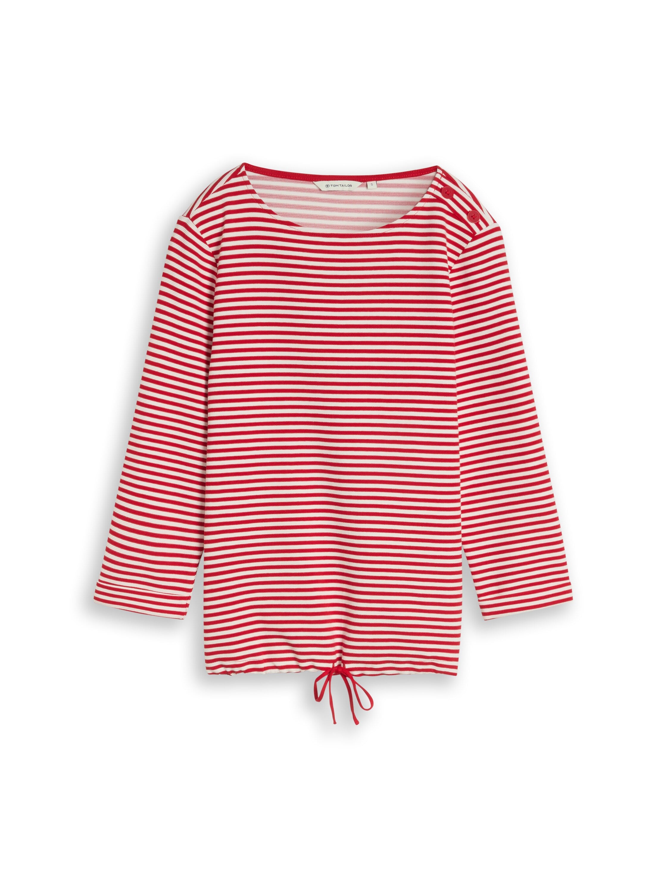 Tom Tailor Damen Tops Red Offwhite Re