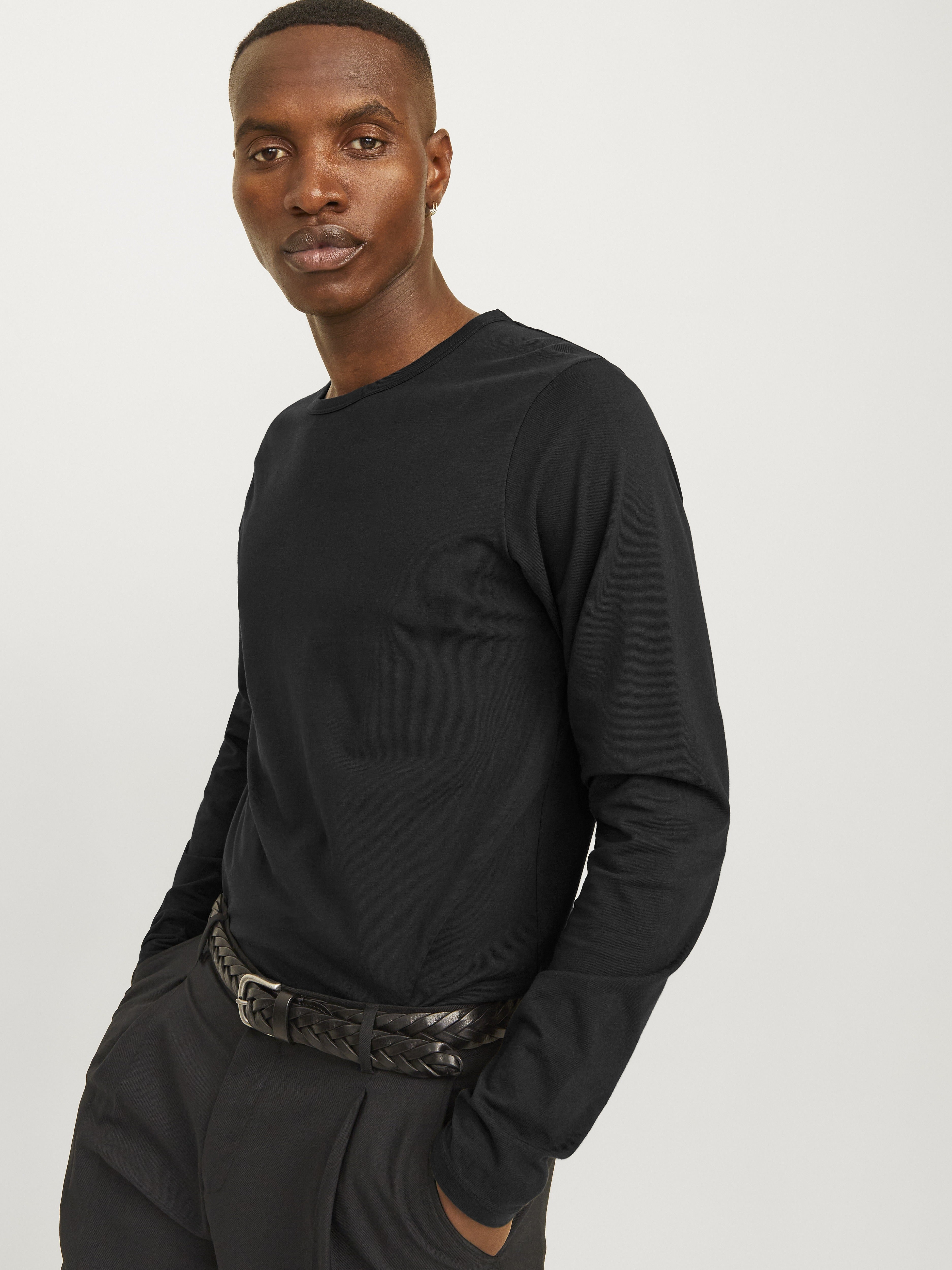 Jack & Jones Herren T-Shirts kurz Black