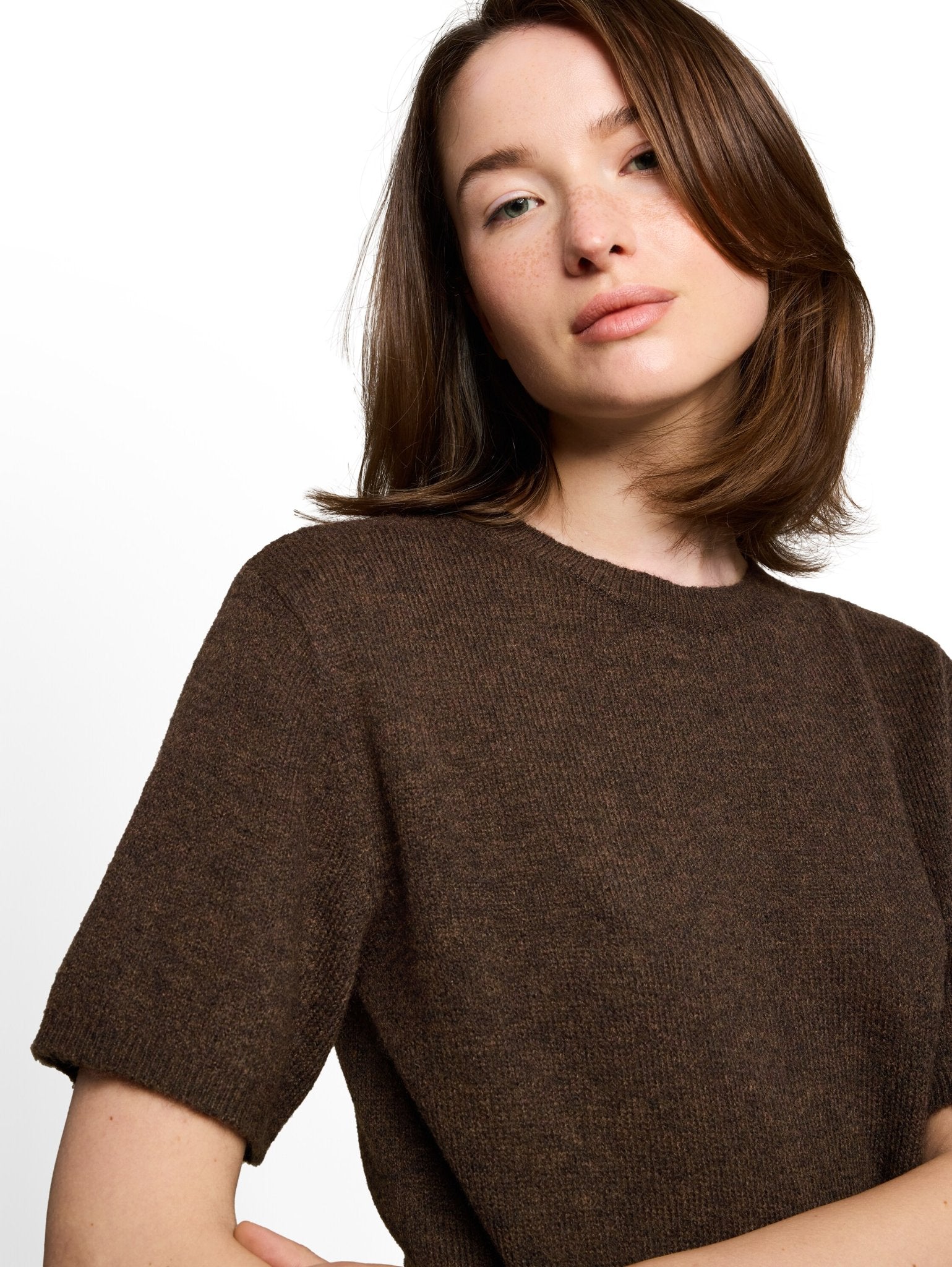 Tom Tailor denim Damen Pullover Cool Dark Brown