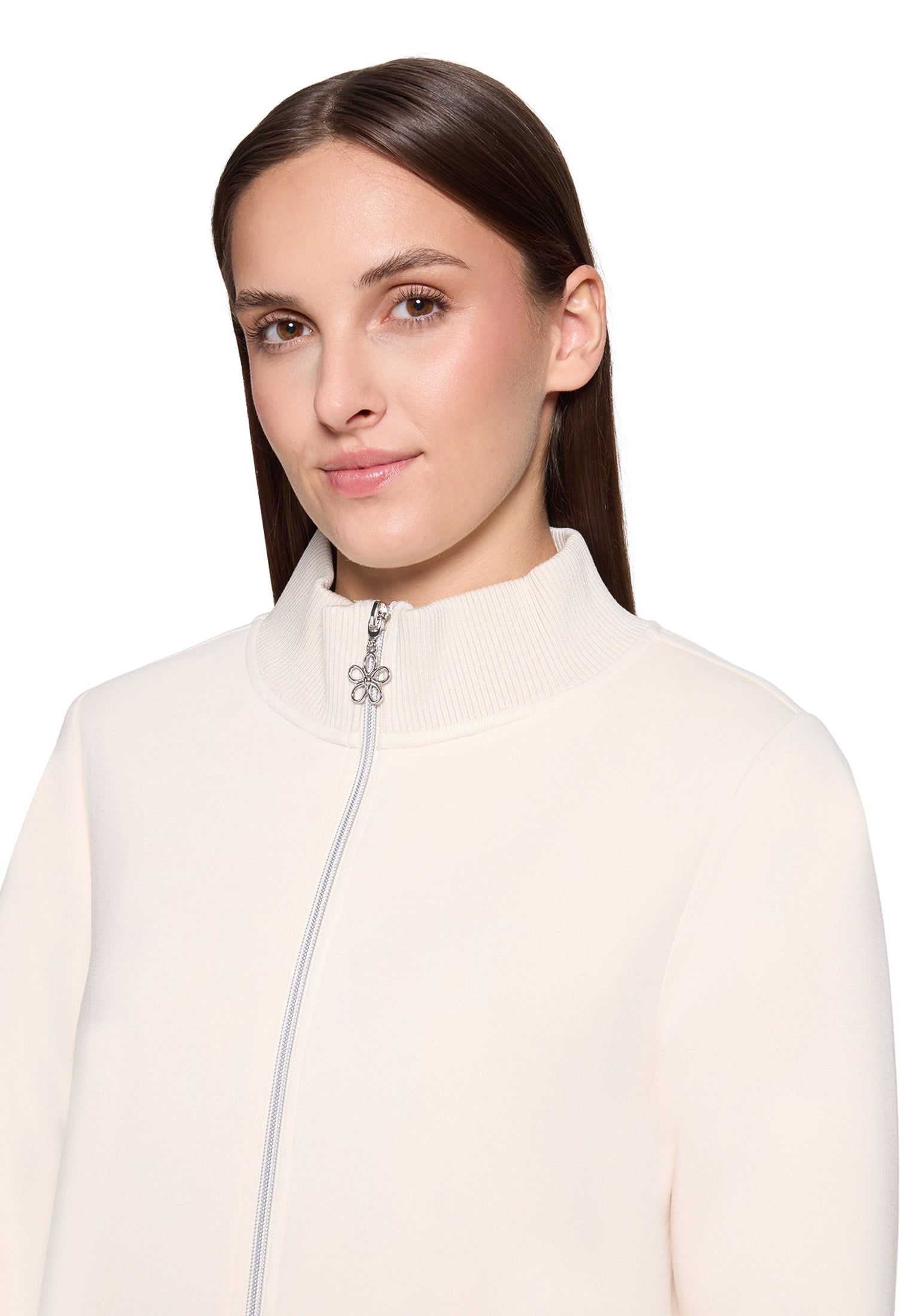 Cartoon Damen Sweatjacken White Swan