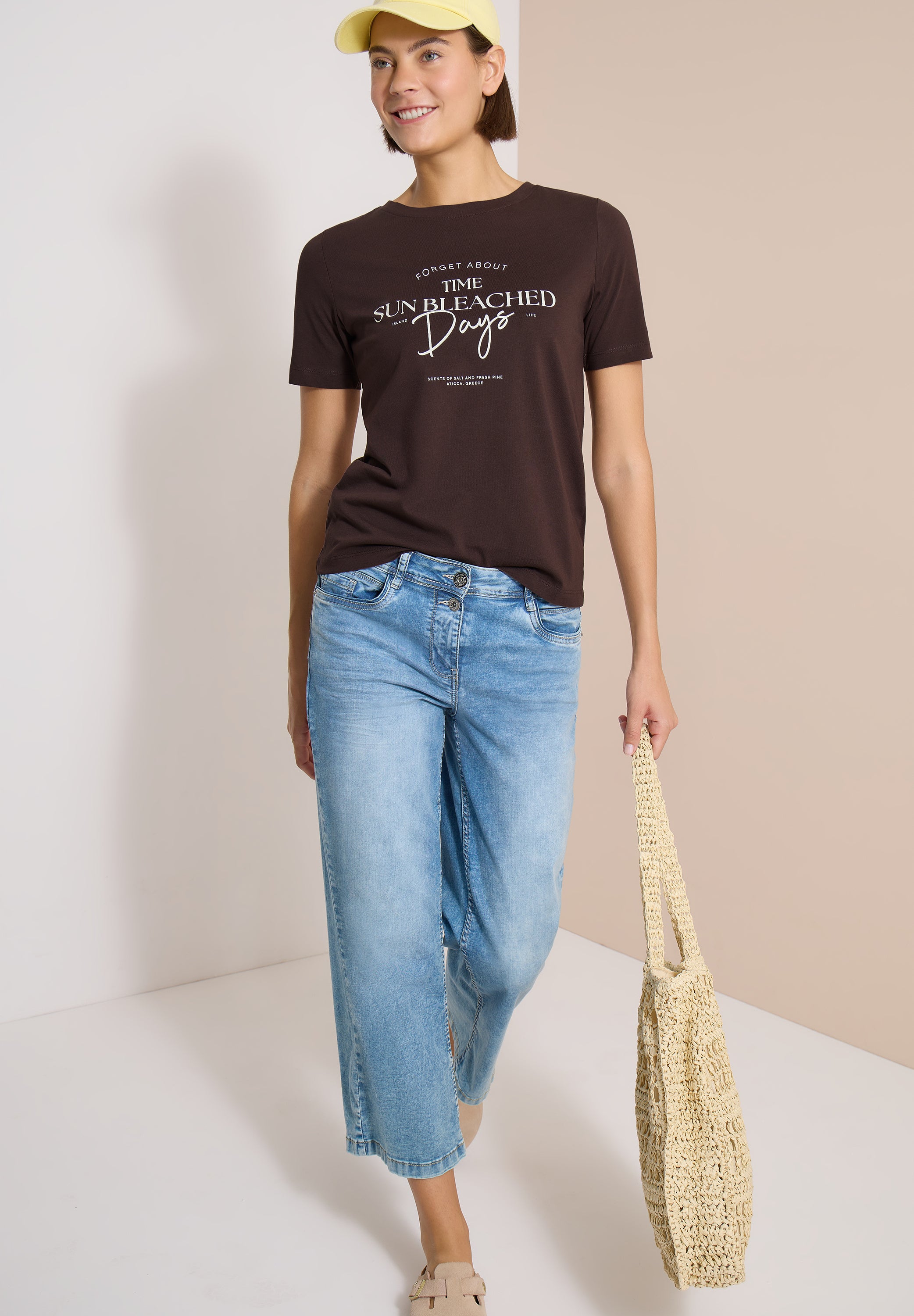 Cecil Damen T-Shirts  Brown Cac