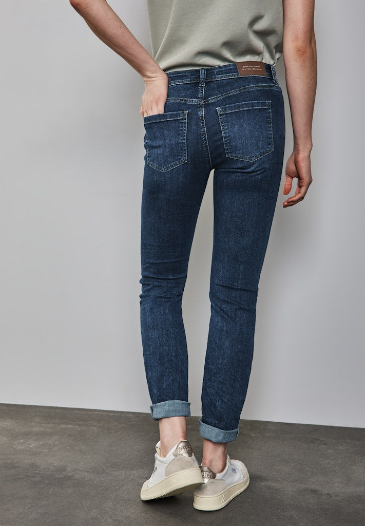 Street One Damen Hosen  Dark Blue