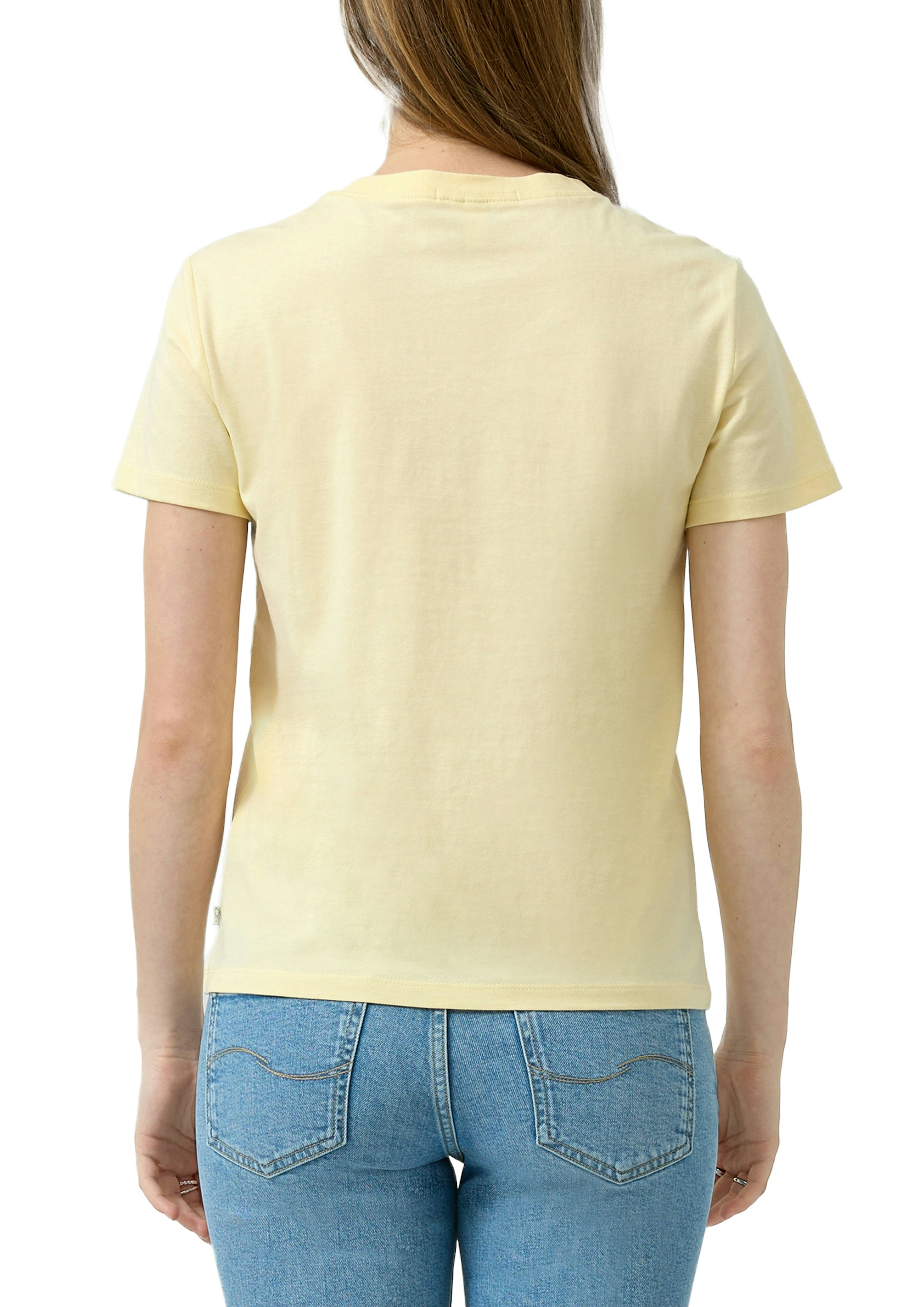 QS by S.Oliver Damen T-Shirts Yellow