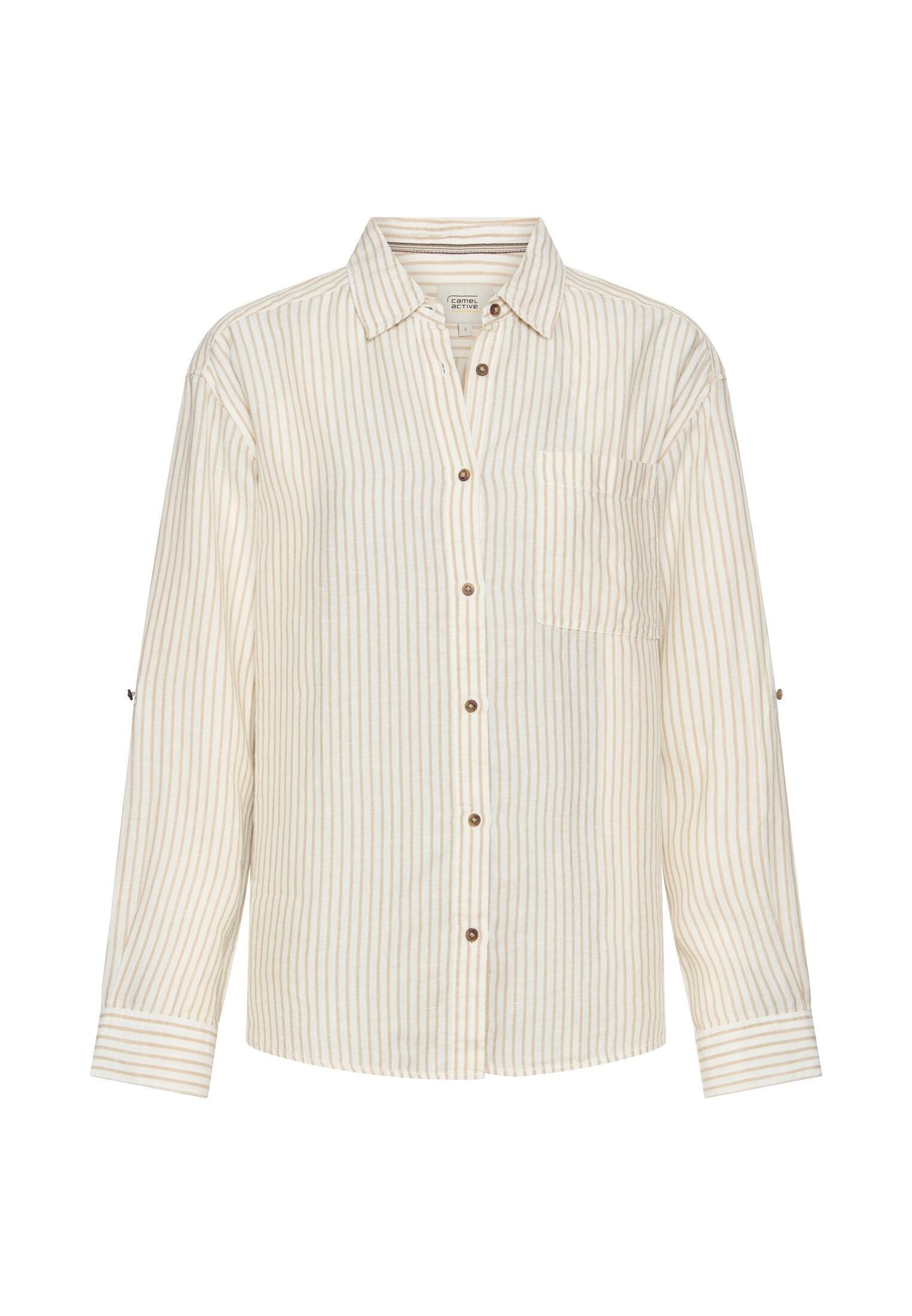 Camel active Damen Blusen  Sand/ White
