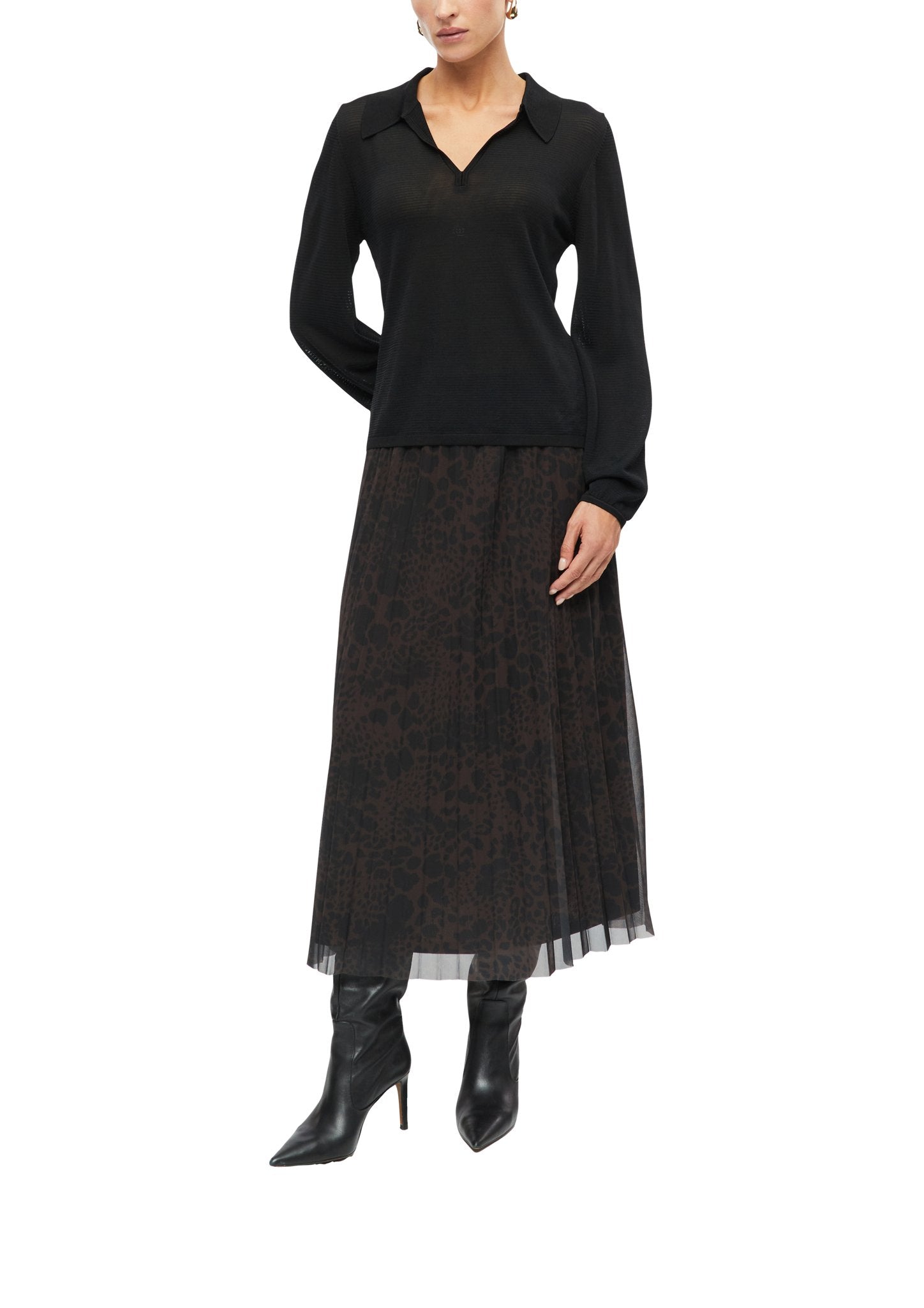 S. Oliver black Damen Rock A Brown