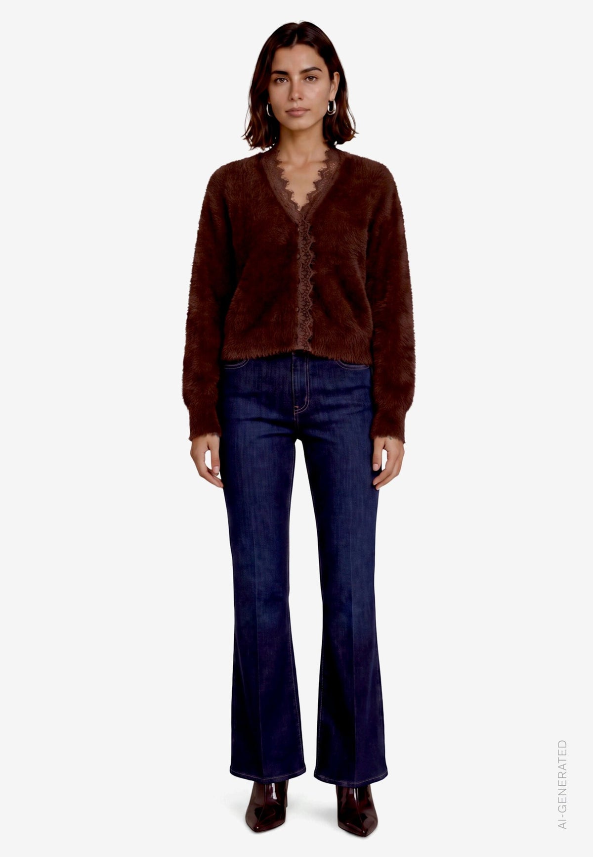 Zero Damen Pullover Chocolate Plum
