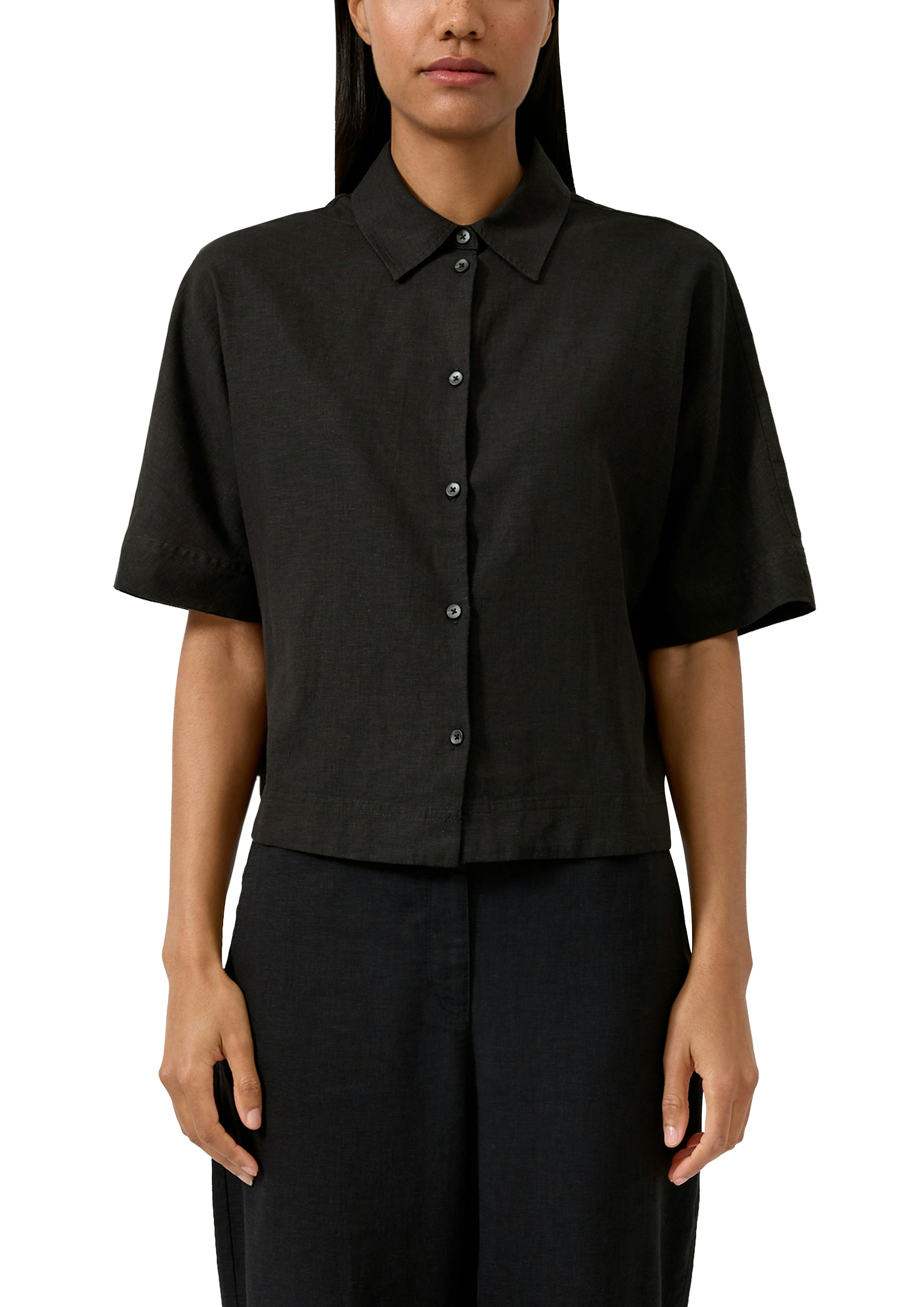 S. Oliver red Damen Blusen Grey/Black