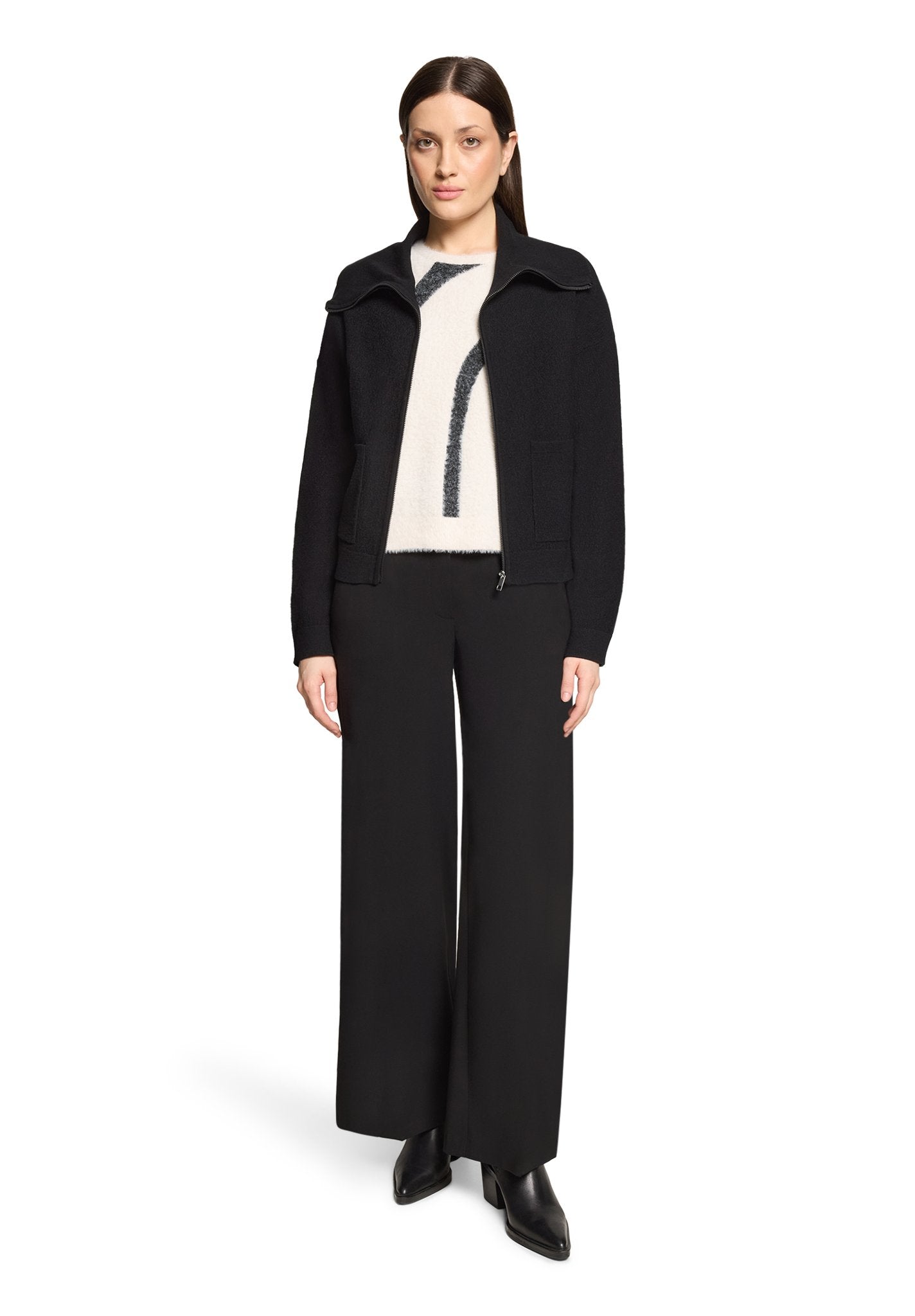 Betty & Co Damen Strickjacken Black