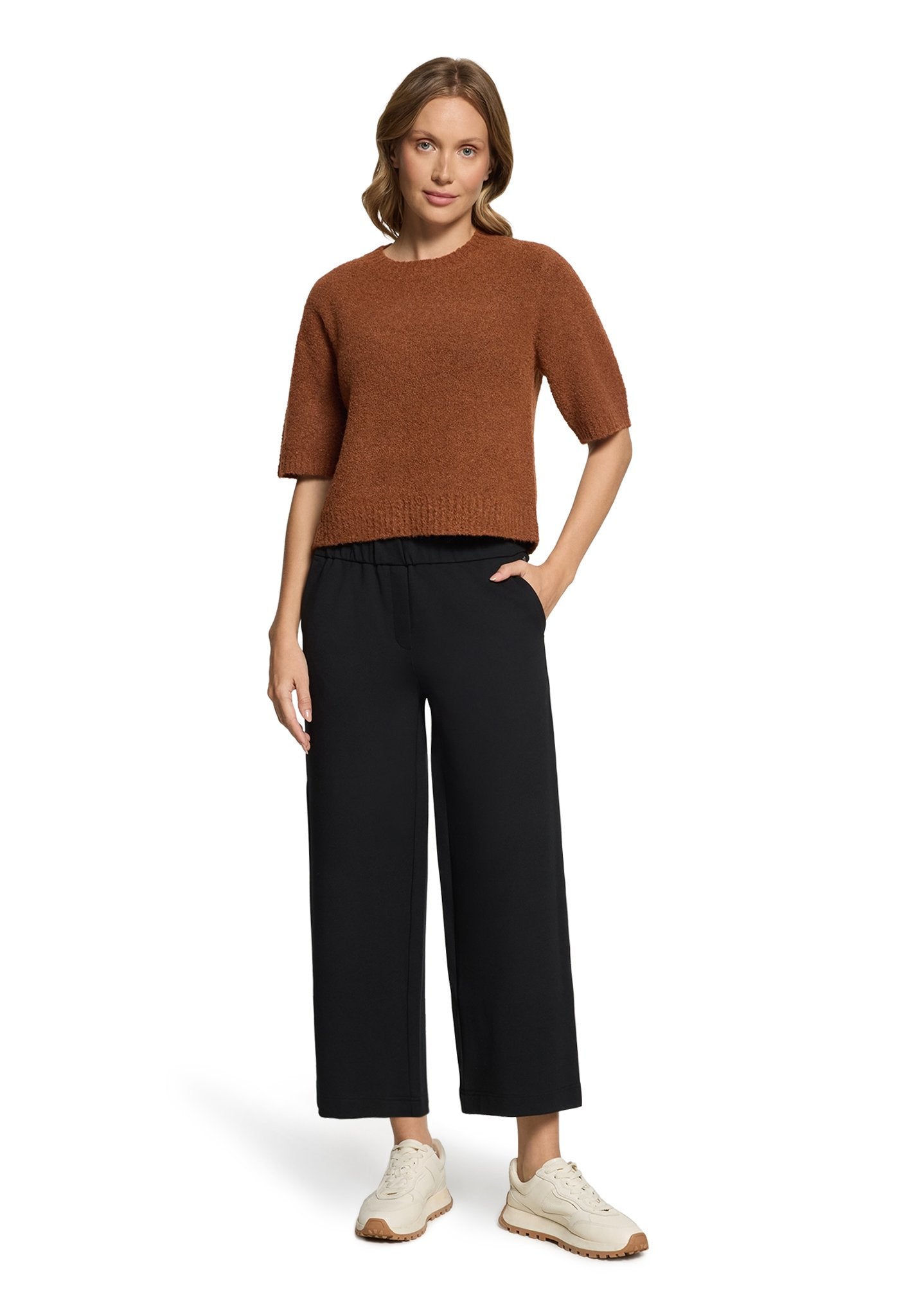 Betty & Co Damen Pullover Dark Brown Mela