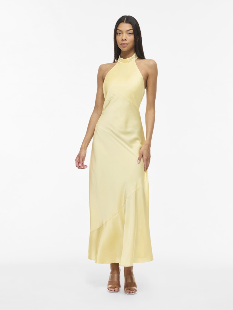 Vila Damen Kleider Pastel Yellow