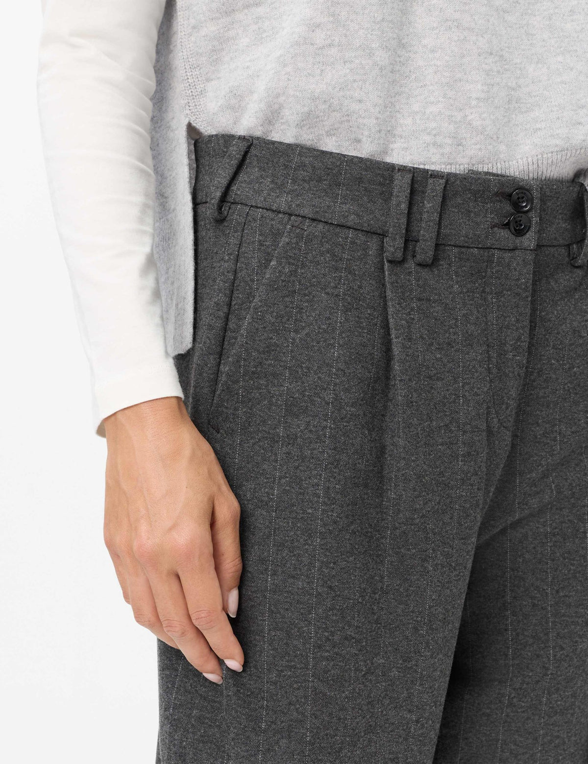 Brax Damen Hosen Smoke Grey