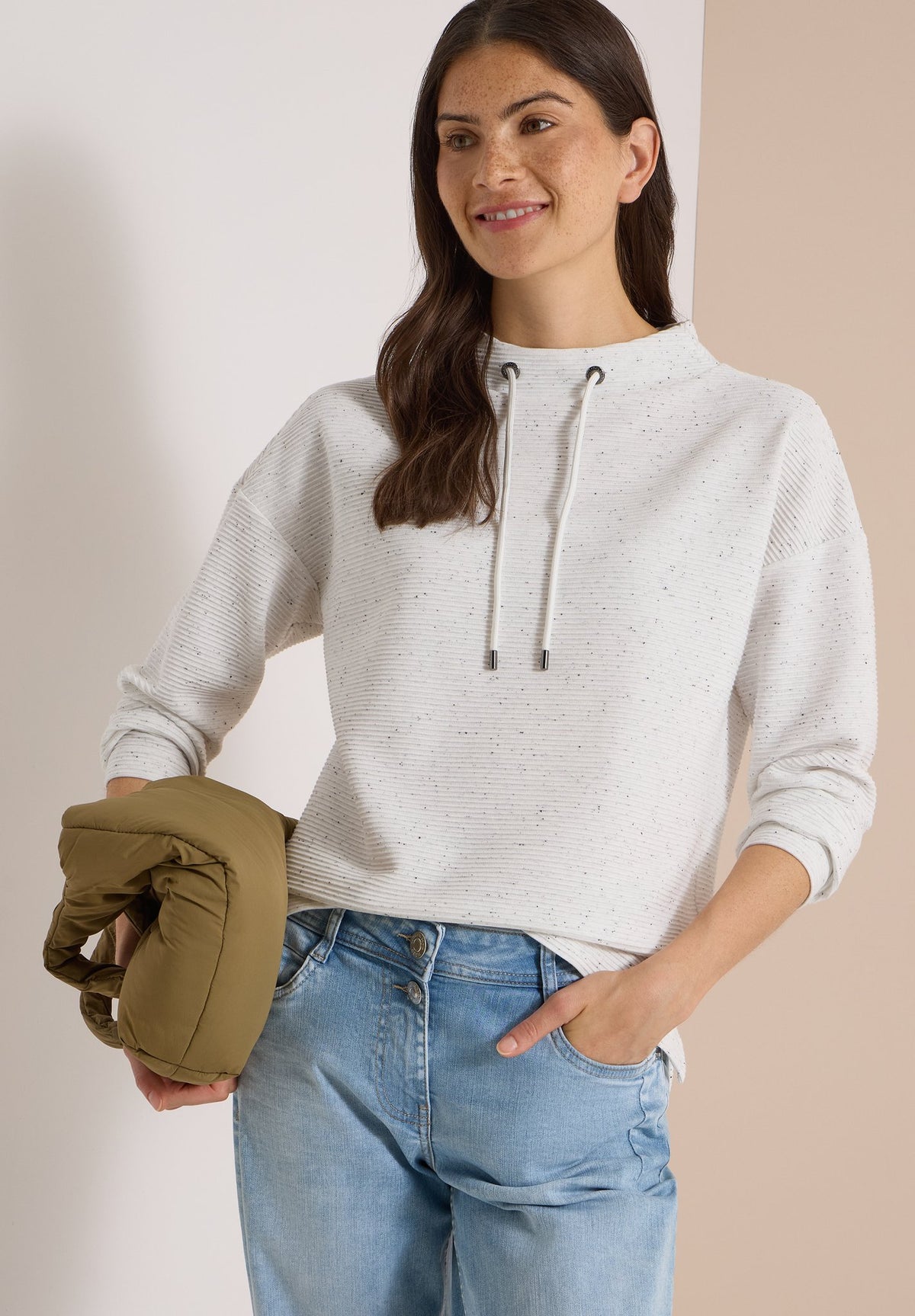 Cecil Damen T-Shirts  Light Gre