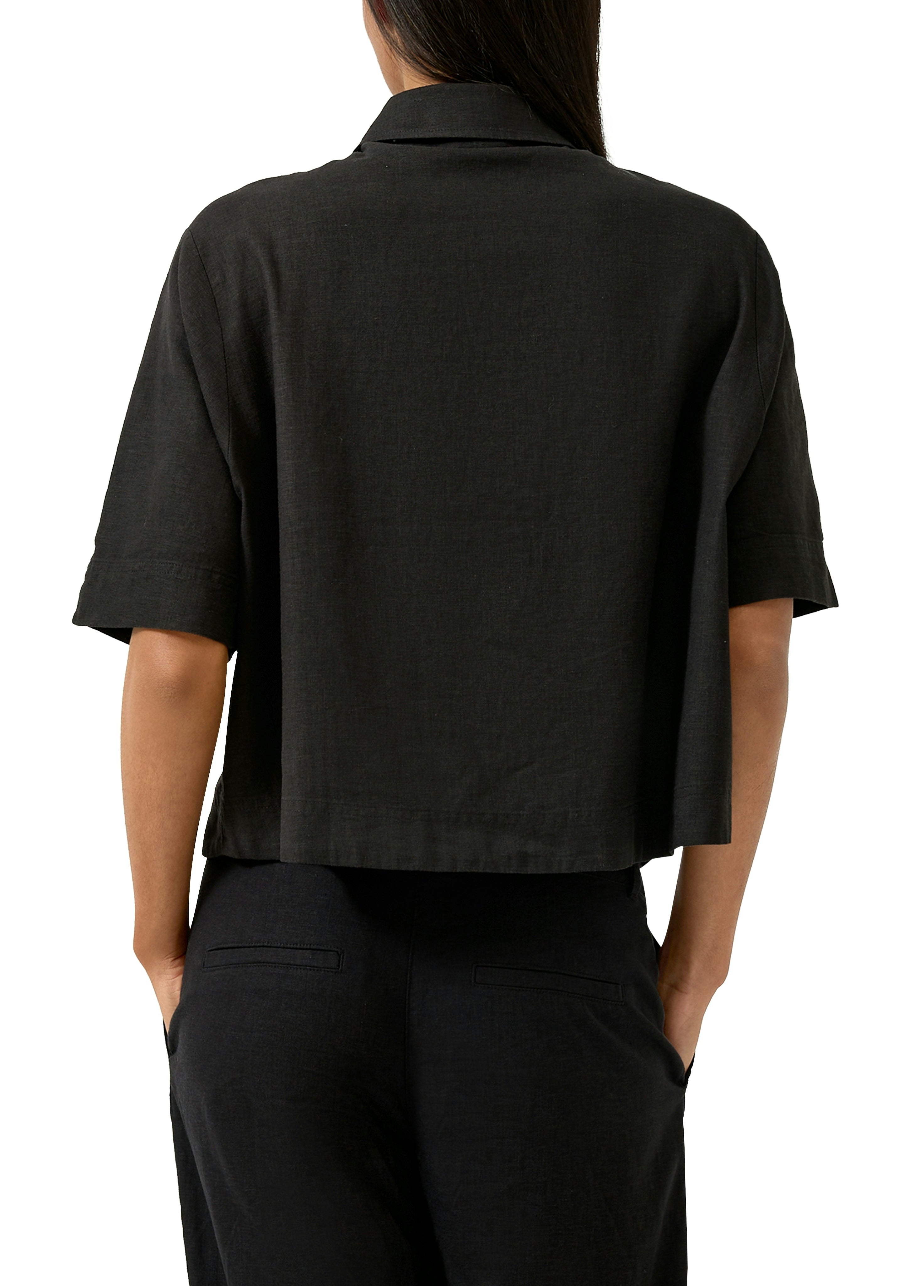 S. Oliver red Damen Blusen Grey/Black