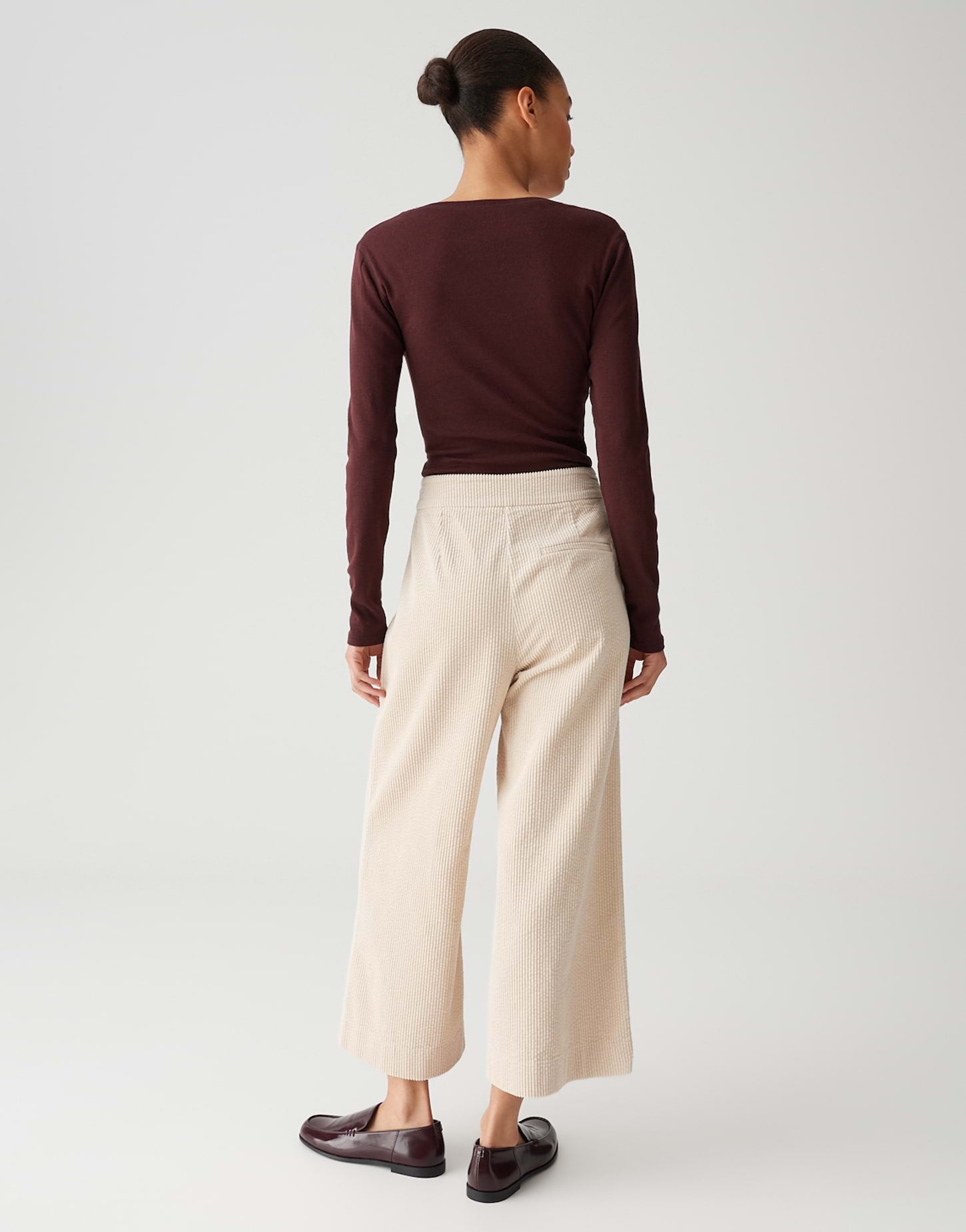 Opus Damen Hosen Macadamia