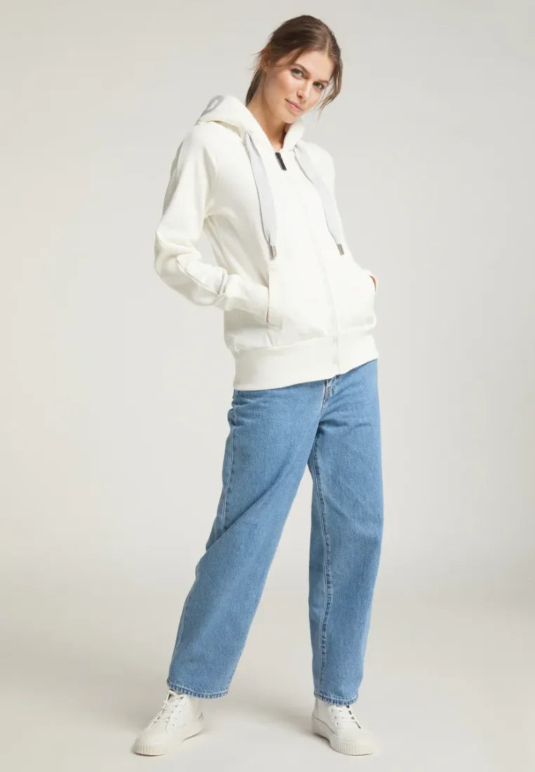 Elbsand Damen Sweatjacken Cloud White