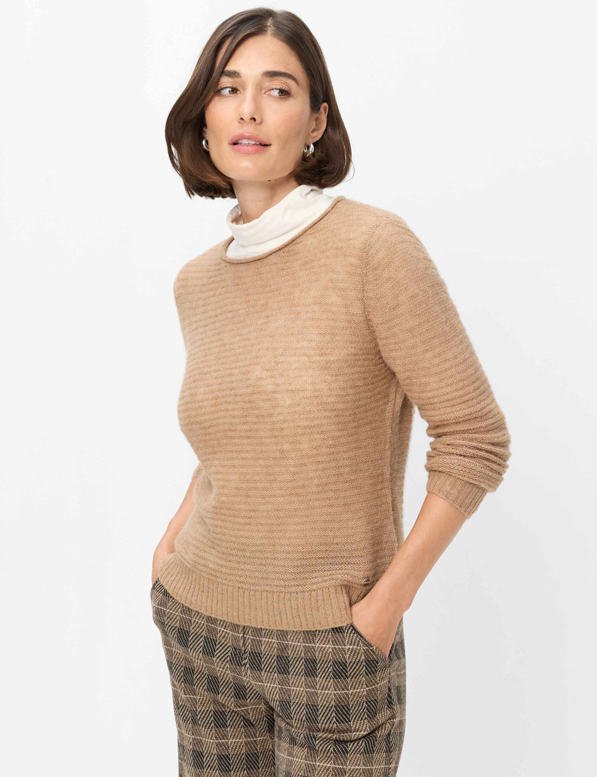 Brax Damen Pullover Walnut