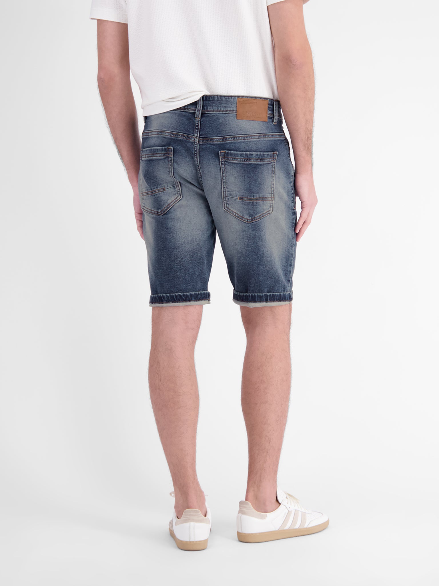 Lerros Herren Shorts Mid Blue Used W
