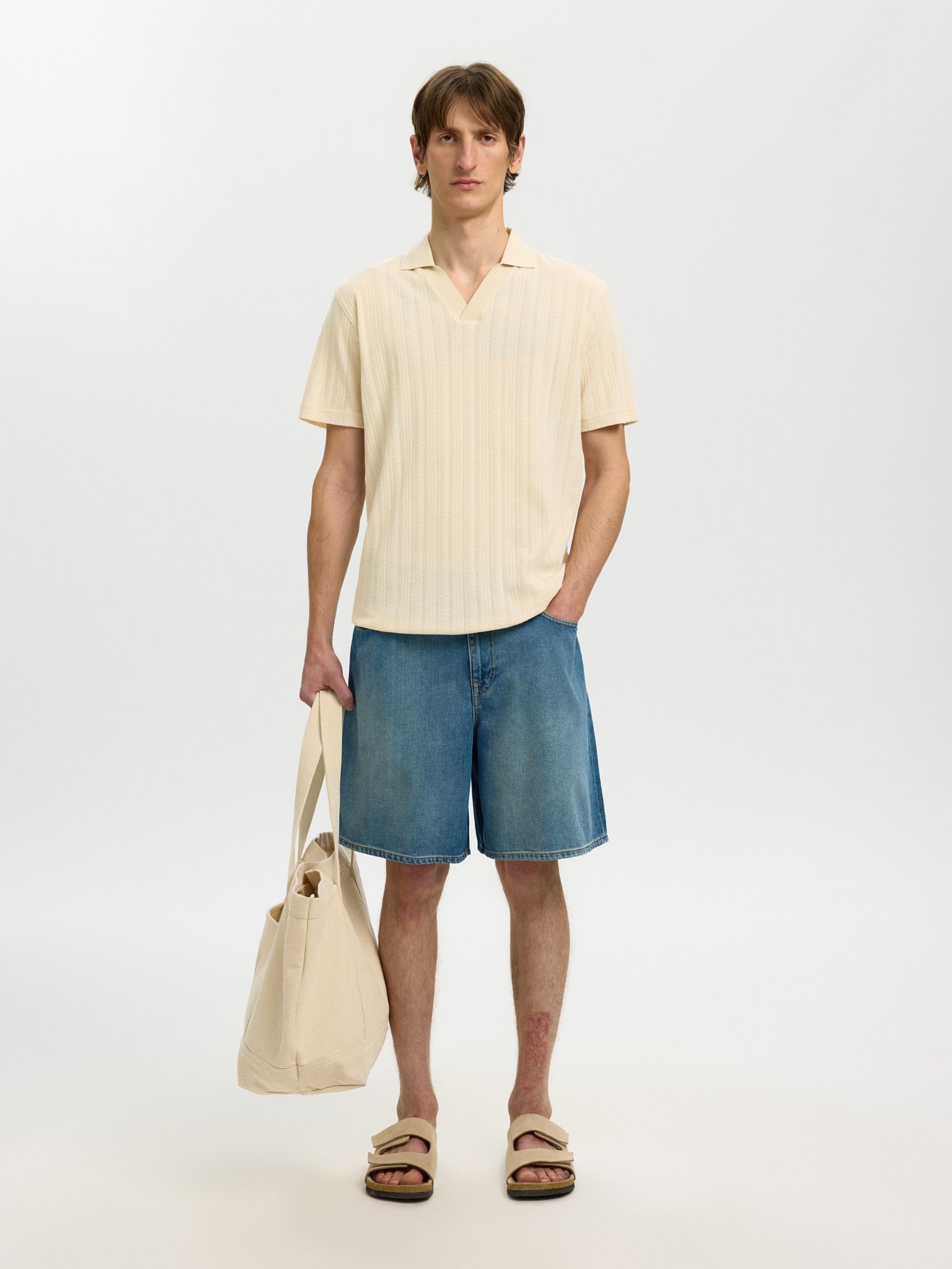 Selected homme Herren Polo-Shirts  Birch