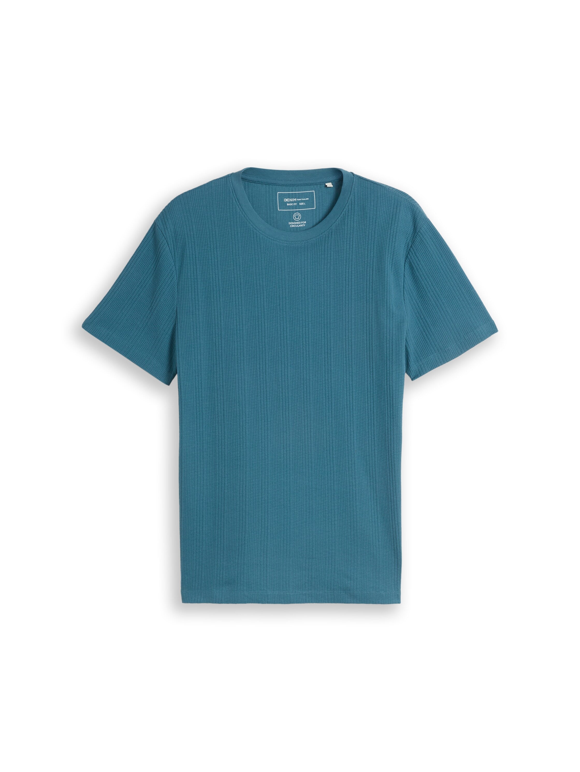 Tom Tailor denim Herren T-Shirts kurz Classic Dust Bl