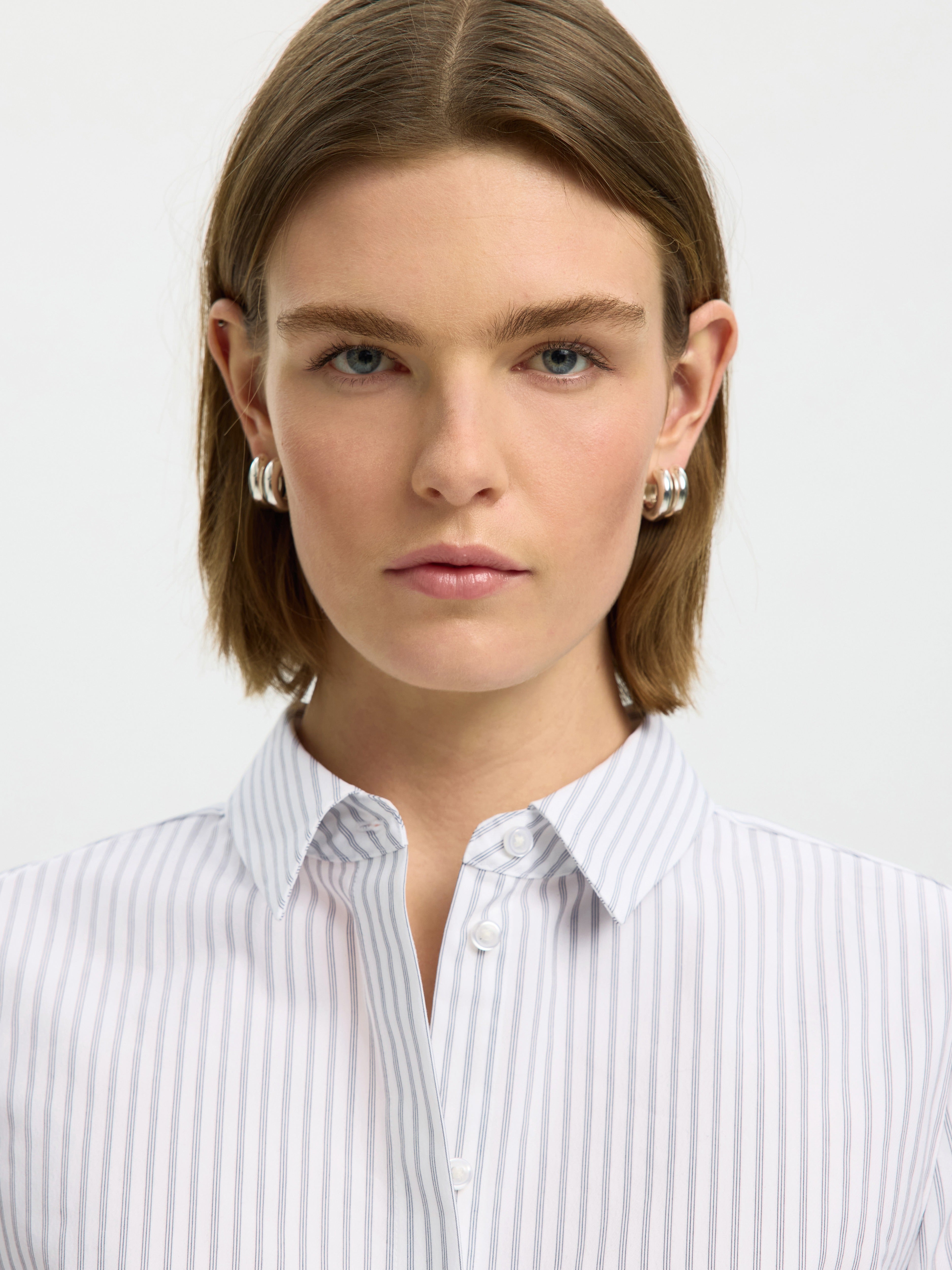 Selected Femme Damen Blusen Bright White/De