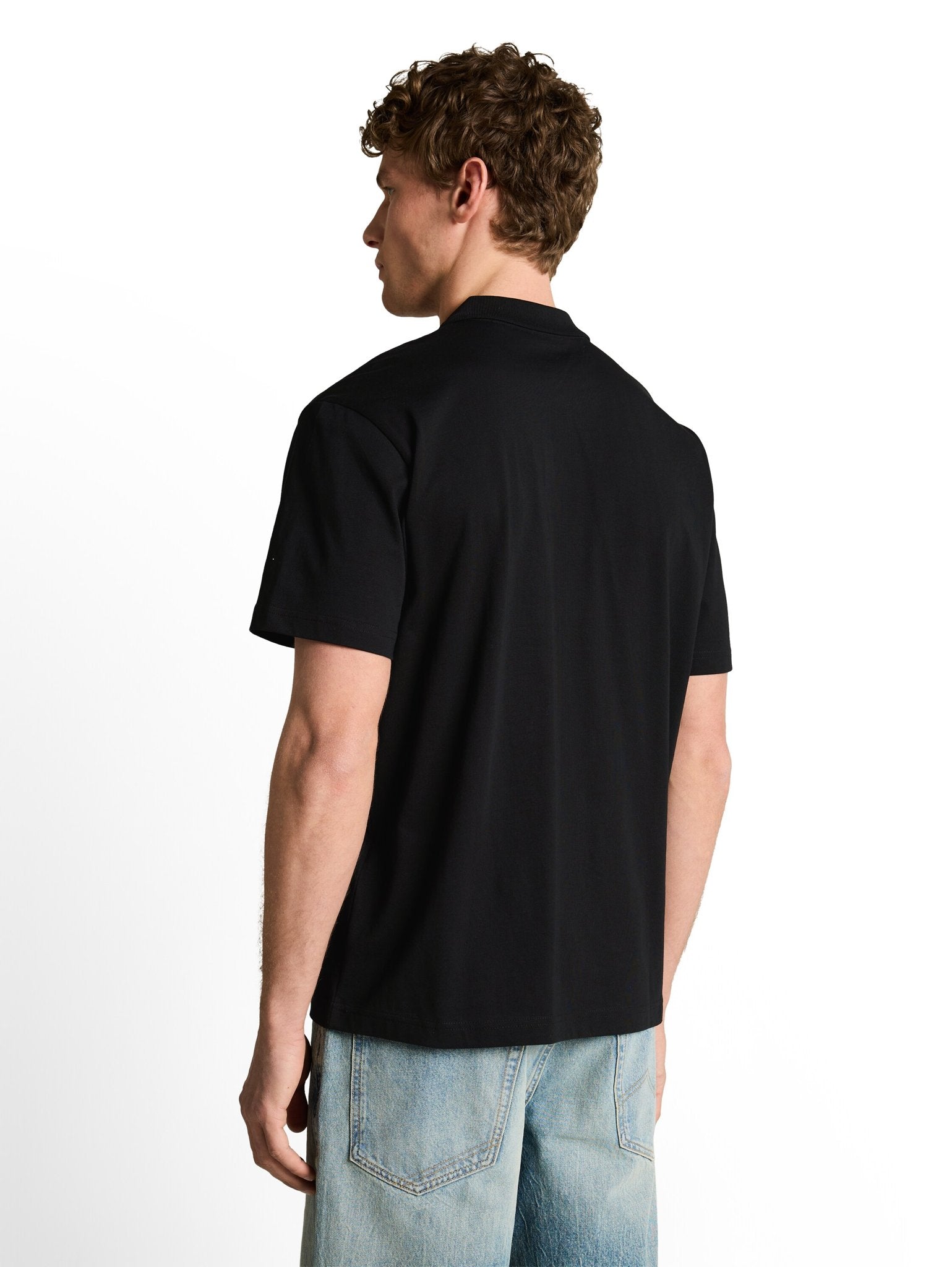 Tom Tailor denim Herren Polo-Shirts Black