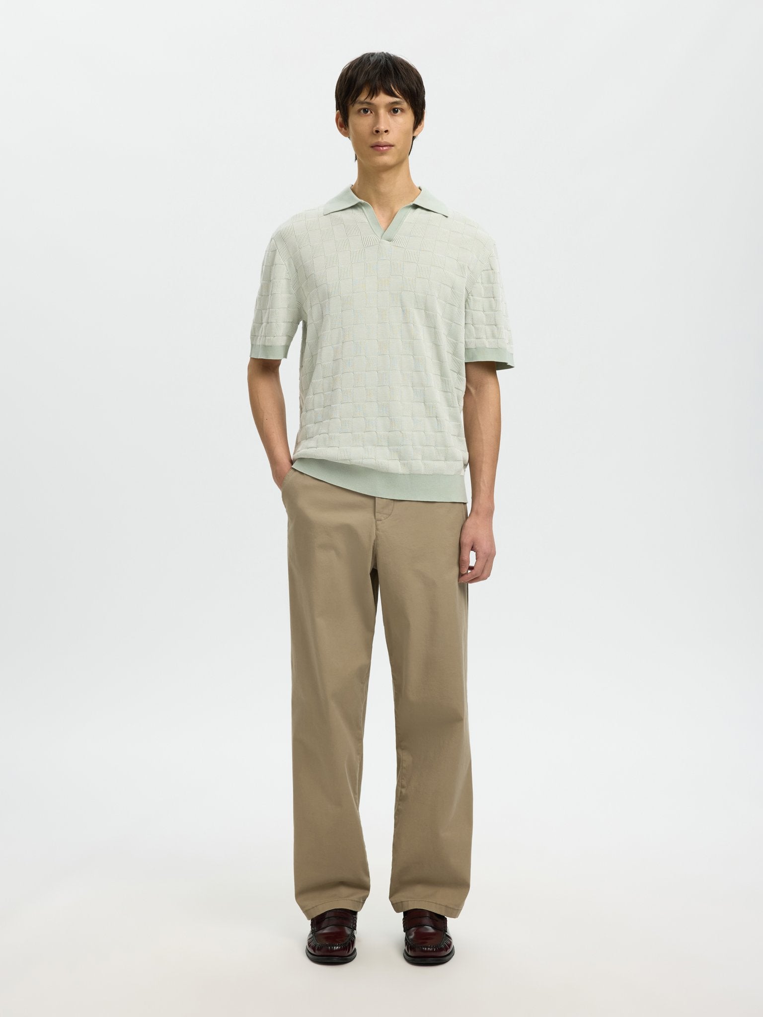 Selected homme Herren Polo-Shirts Aqua