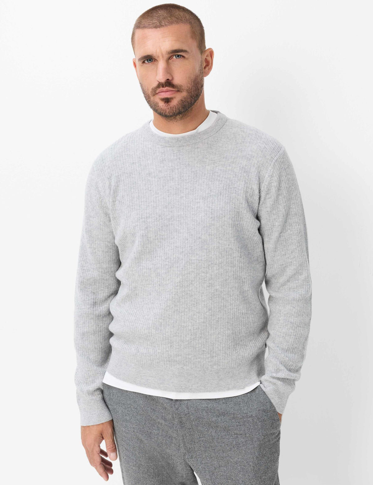 Brax Herren Pullover  Platin
