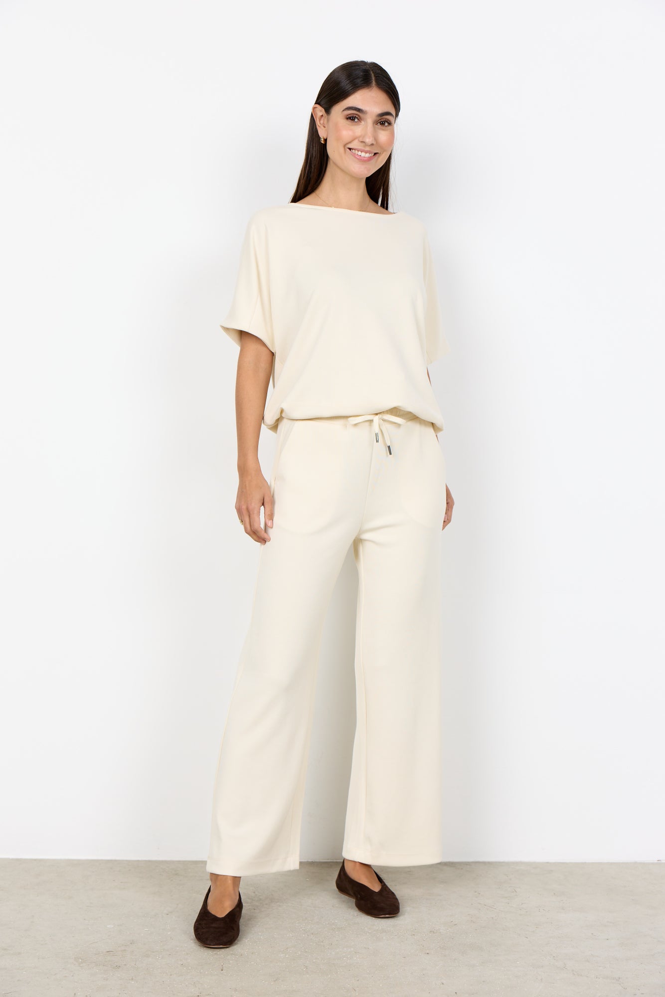 Soya Concept Damen Blusen kurz Cream
