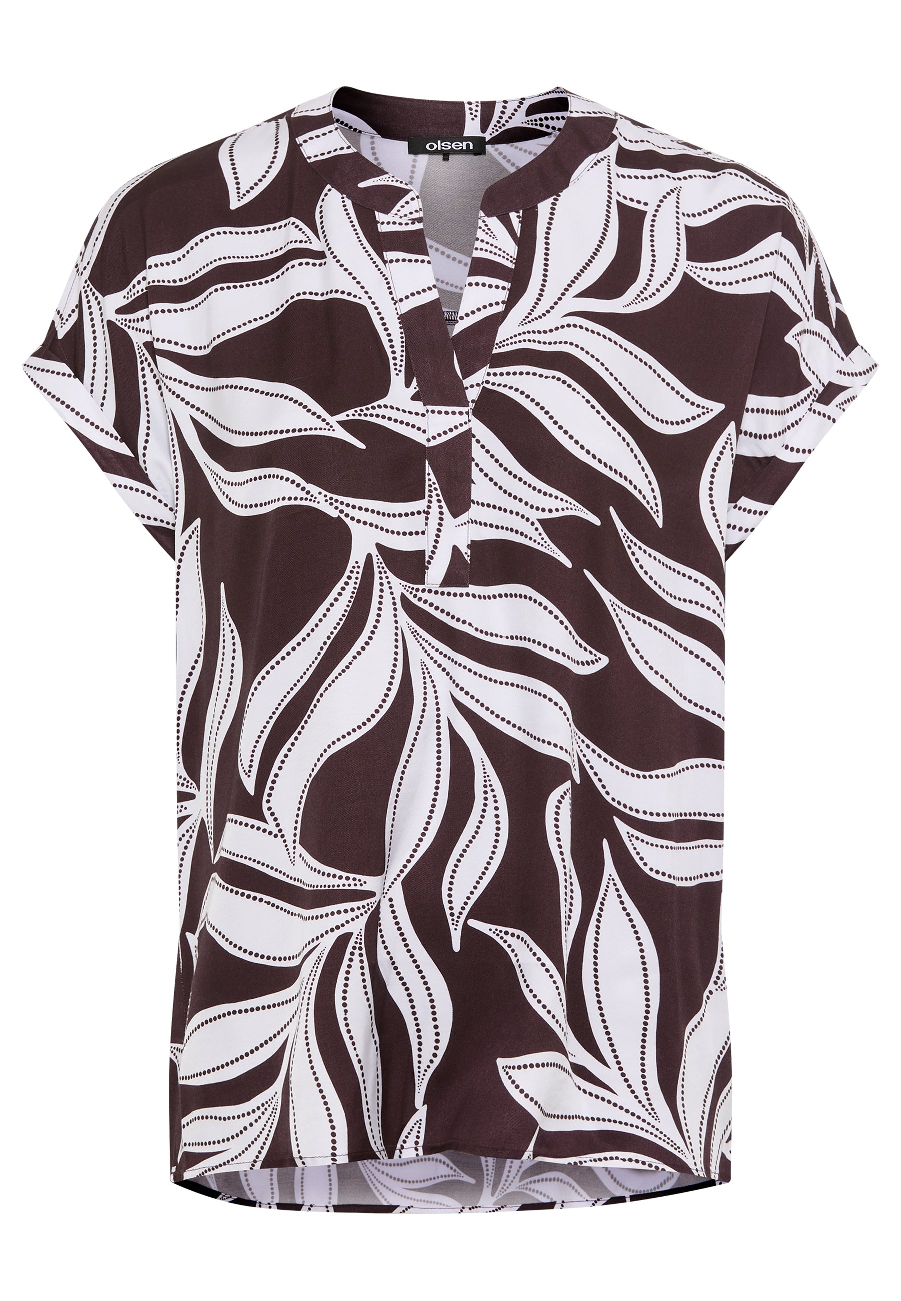 Olsen Damen Blusen  Dark Brow