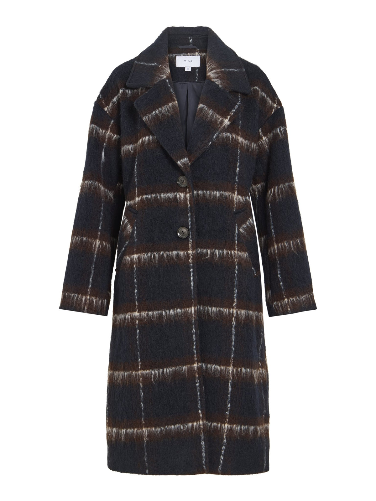 Vila Damen Mantel Navy Blazer/Cof
