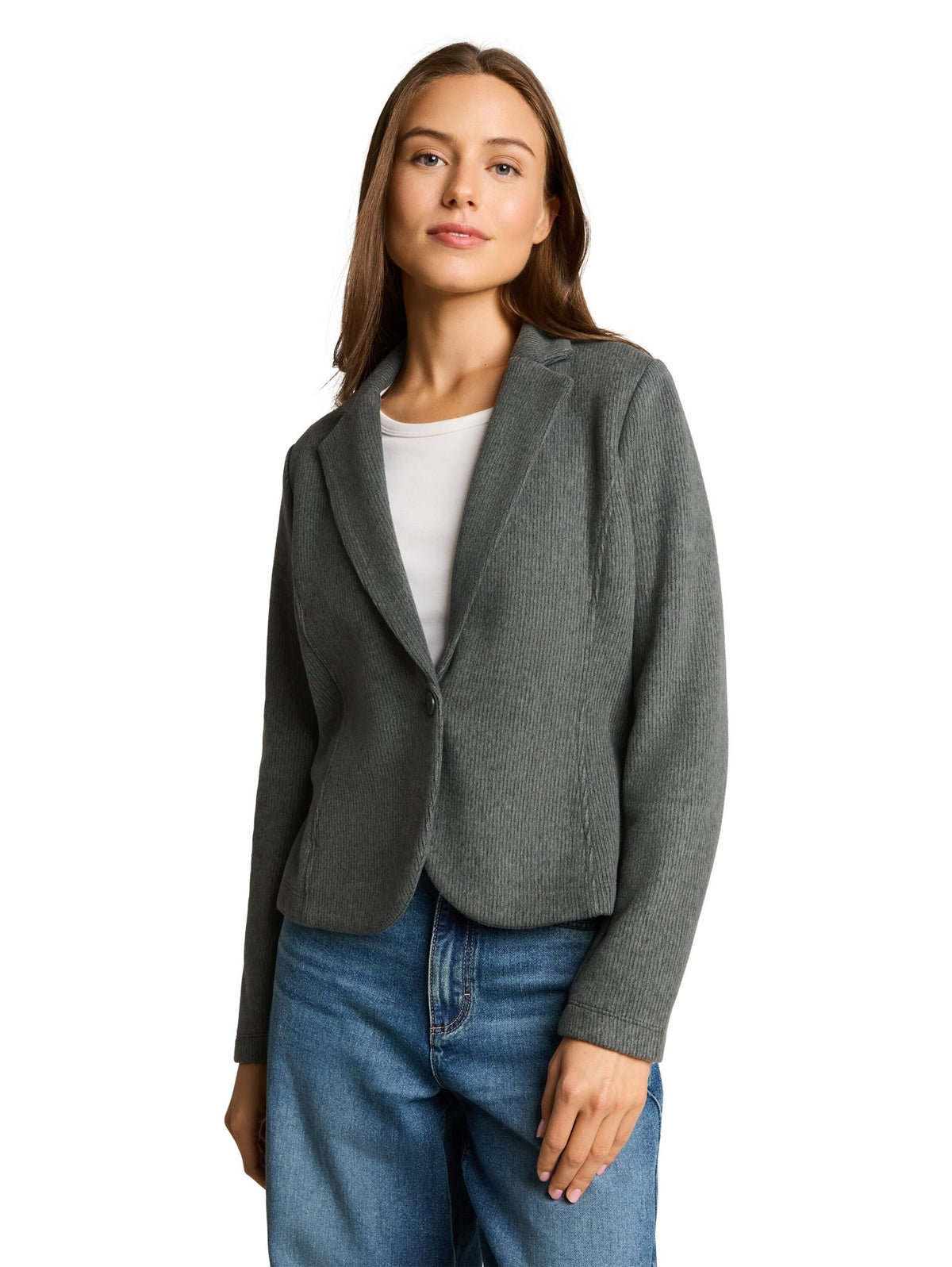 Tom Tailor Damen Blazer Dark Olive Mela