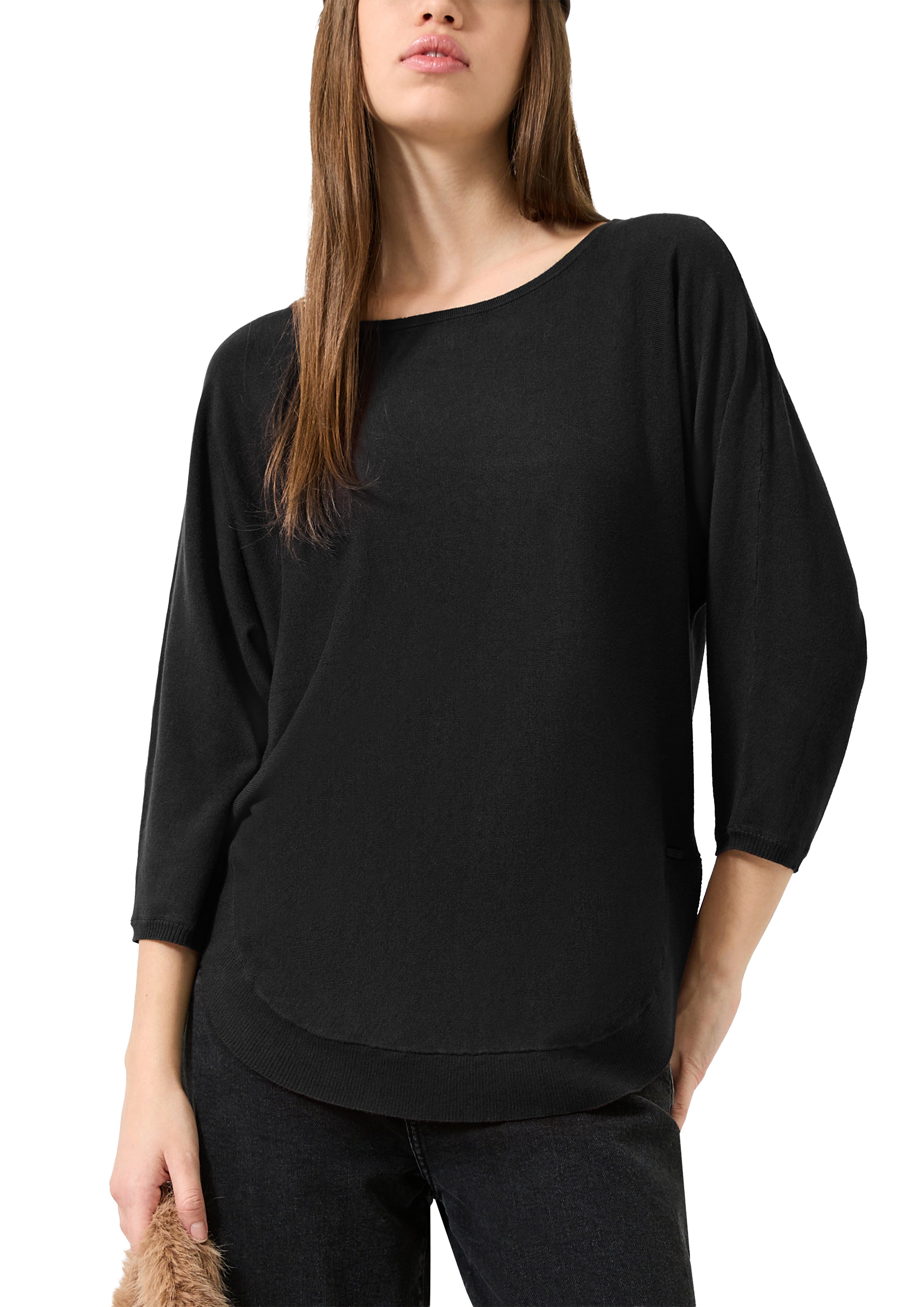 QS by S.Oliver Damen Pullover  Grey/Black