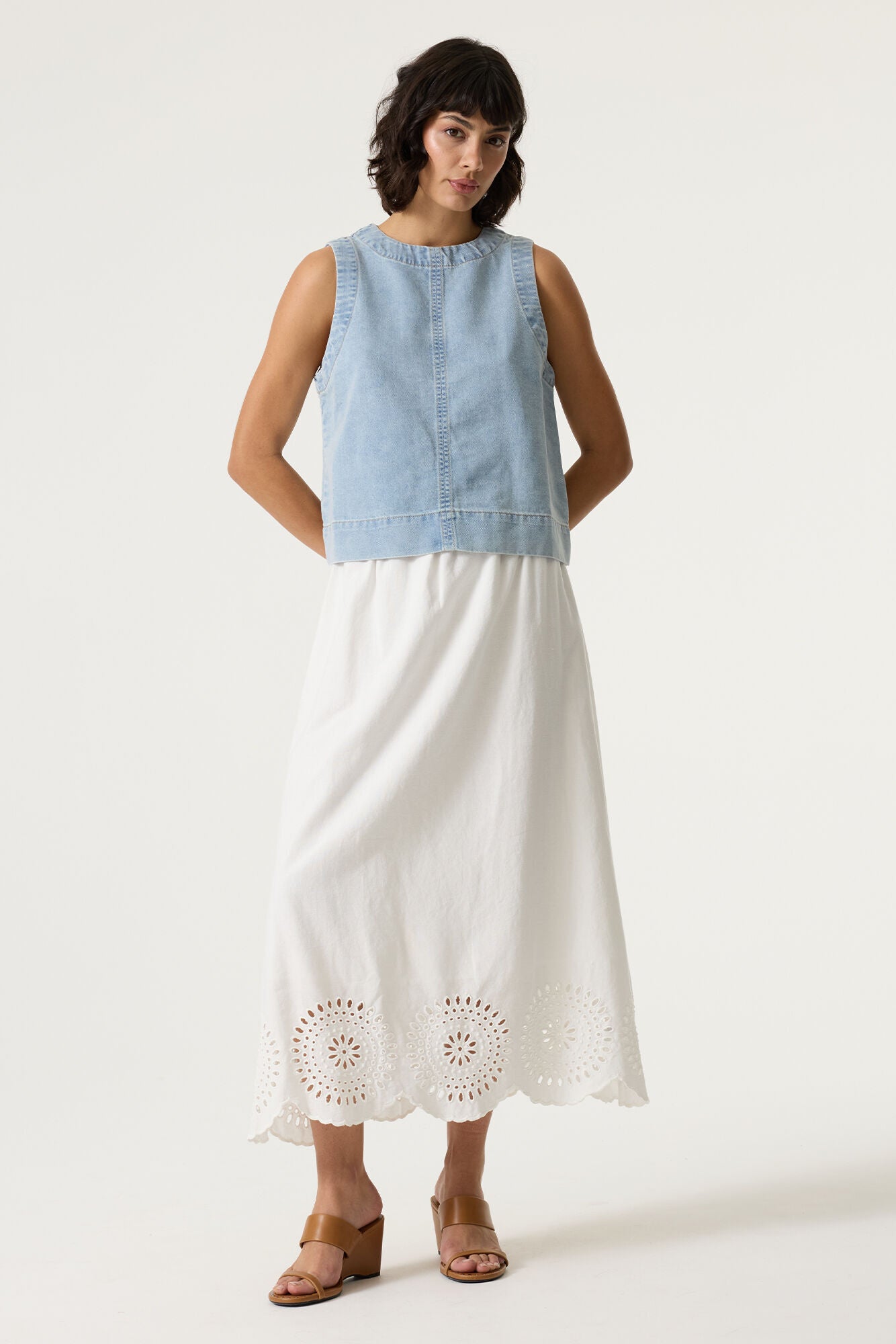 Garcia Damen Rock Off White