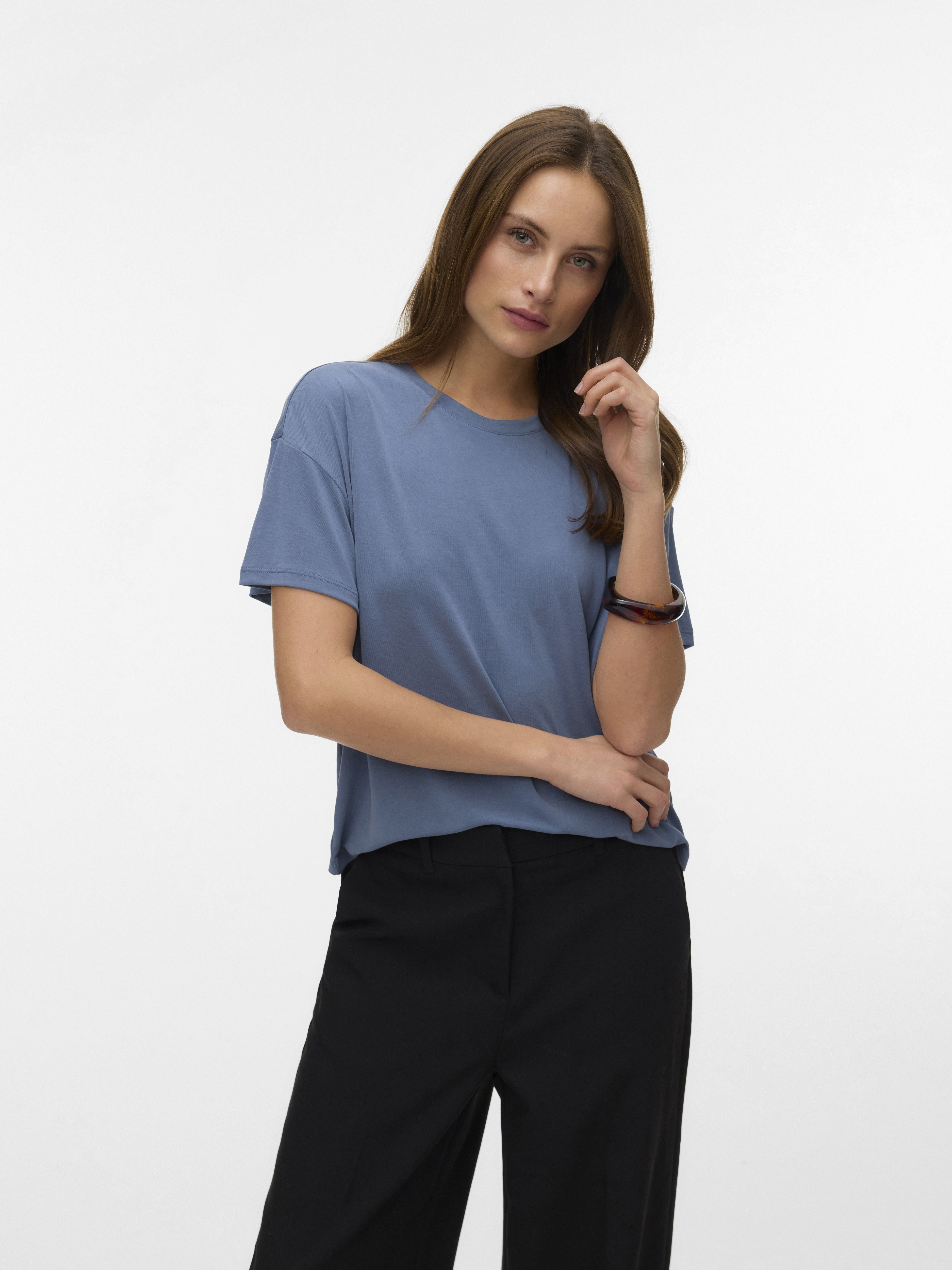 Vero Moda Damen T-Shirts China Blue