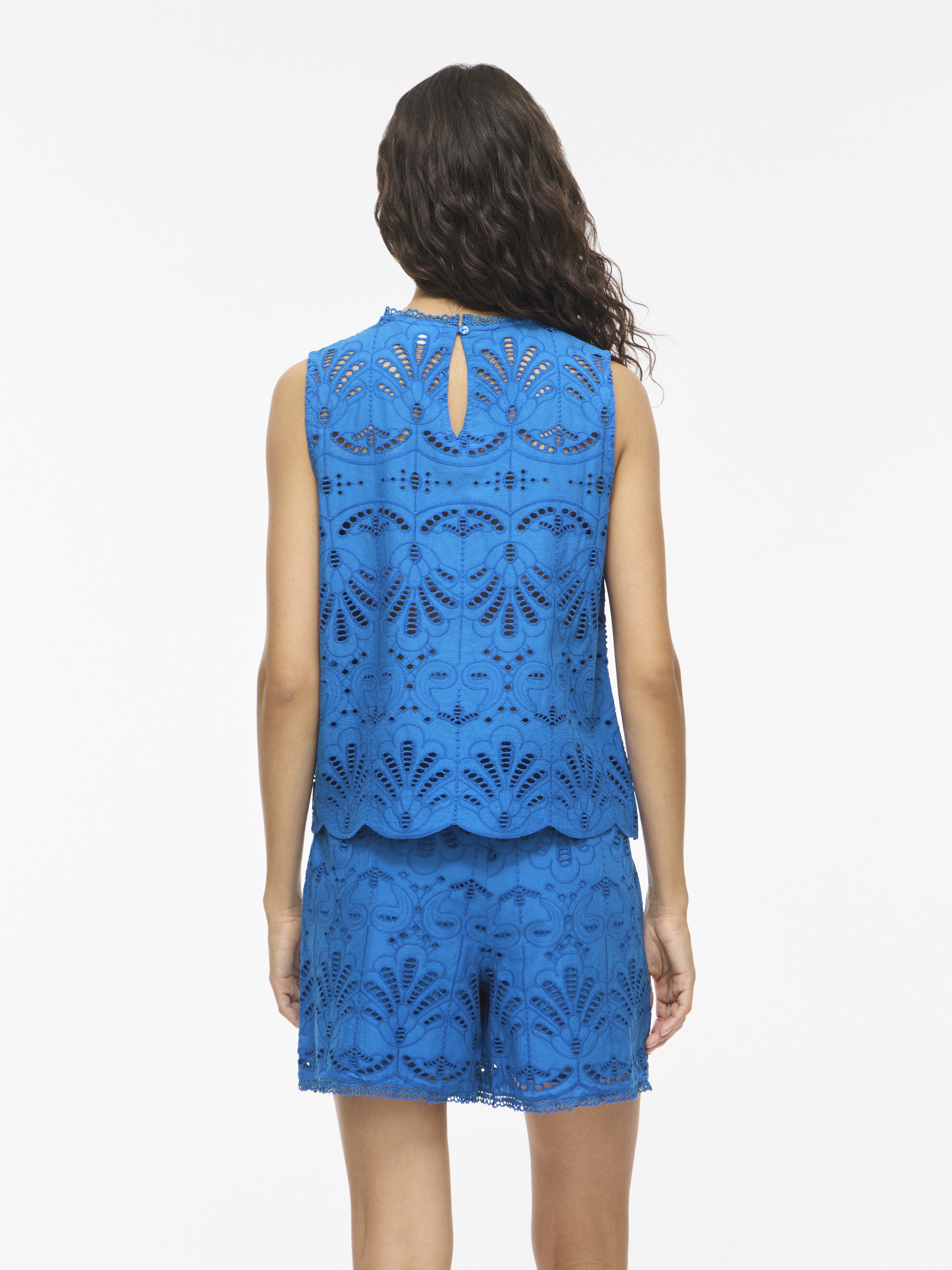 Vila Damen Tops Victoria Blue