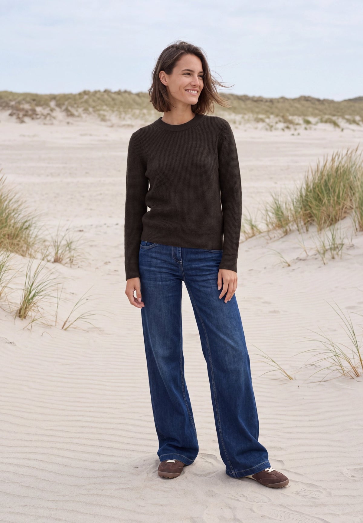 Cecil Damen Pullover Truffle B