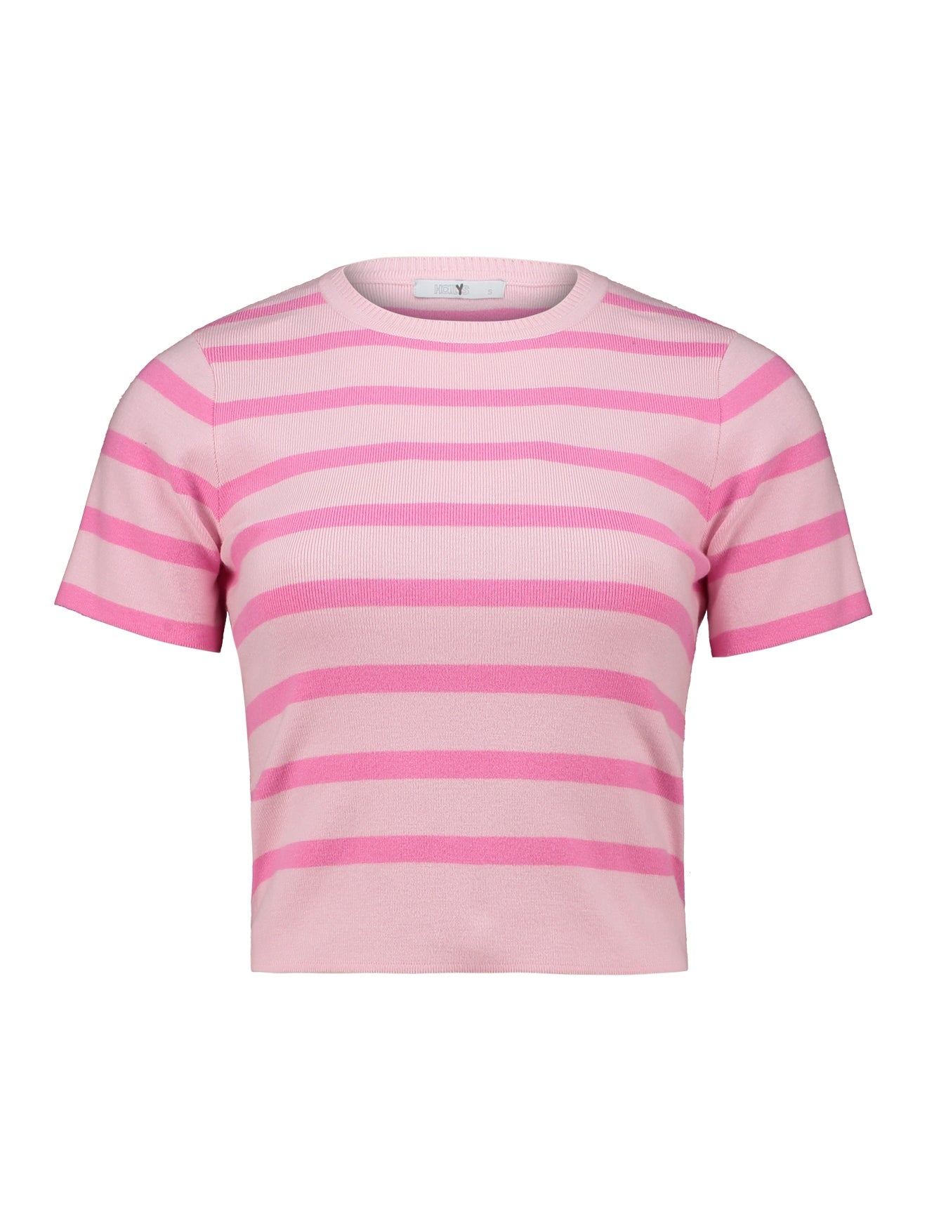 Haily's Damen Pullover Rose/Candy Stri