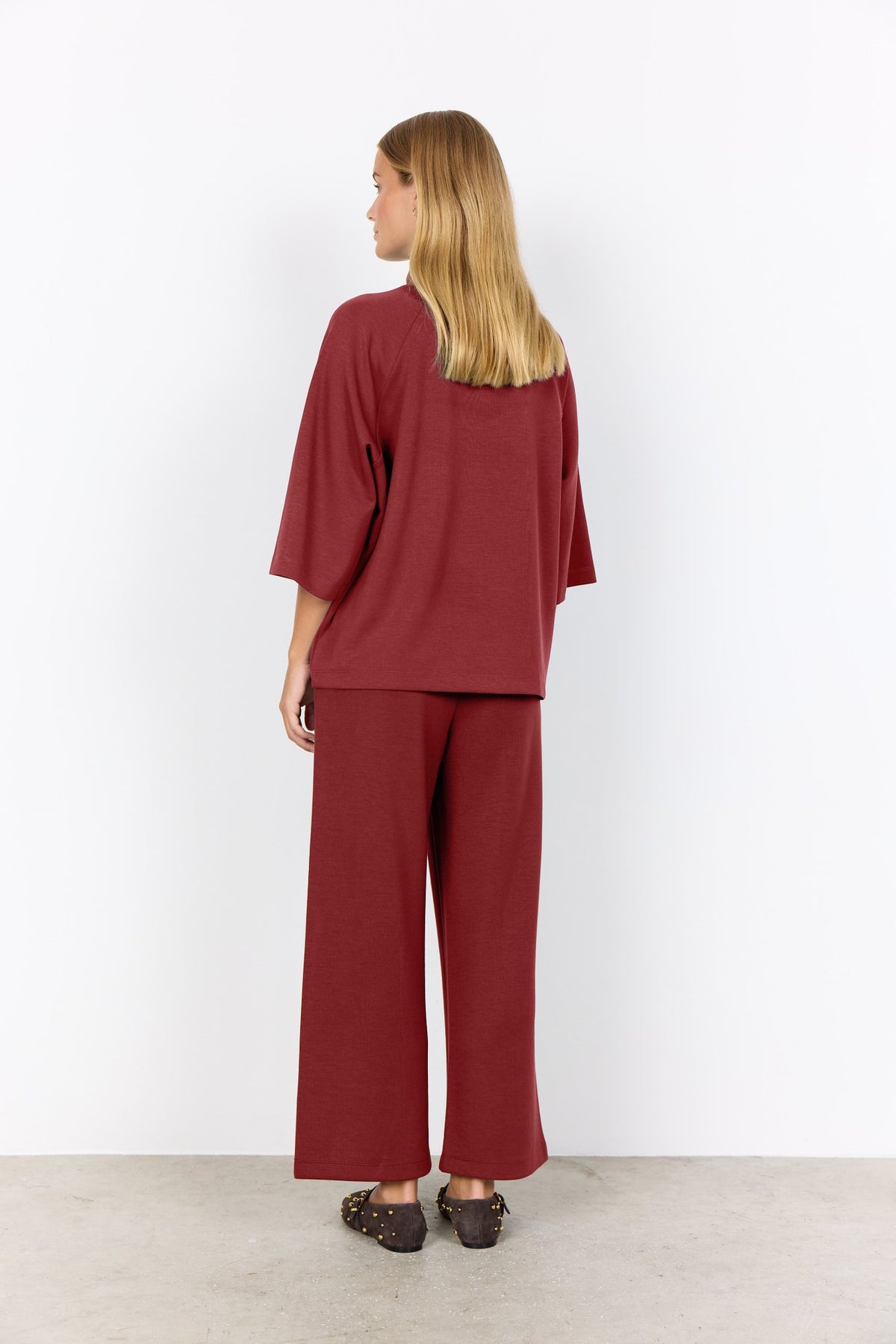 Soya Concept Damen Blusen kurz Madder Brown