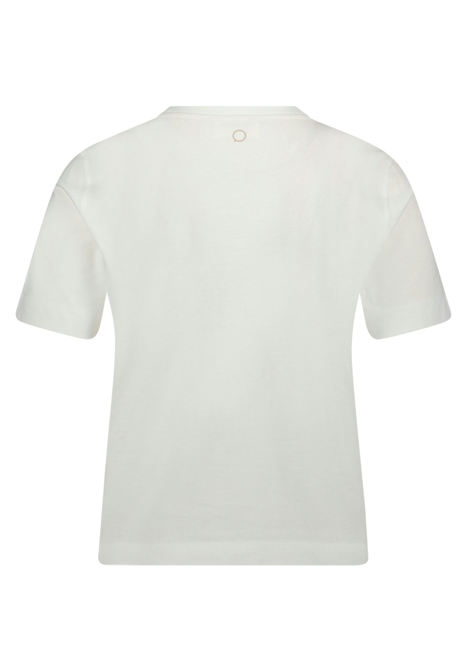 Cartoon Damen T-Shirts Patch Cream/Bei