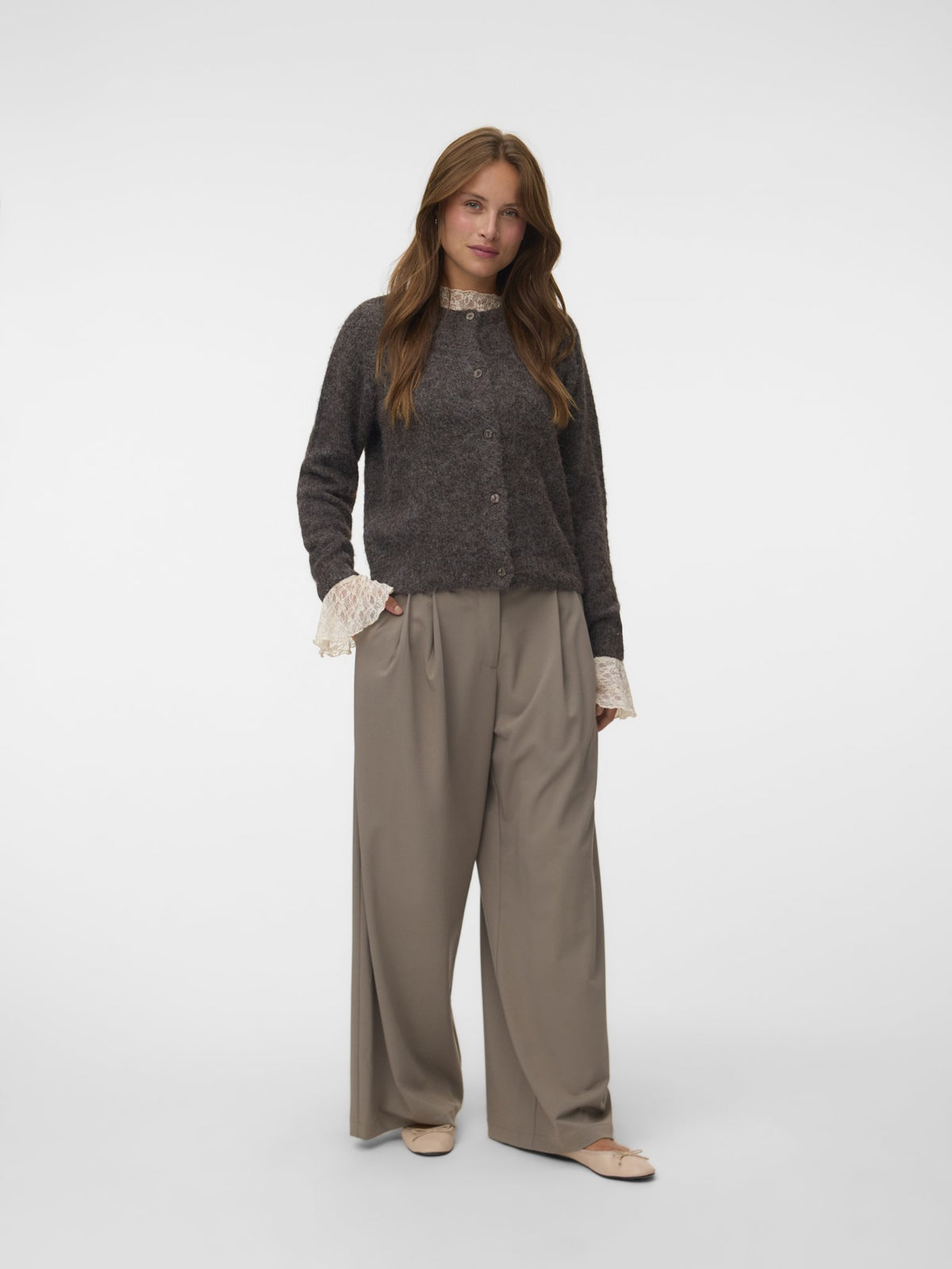 Vero Moda Damen Strickjacken Chocolate Torte