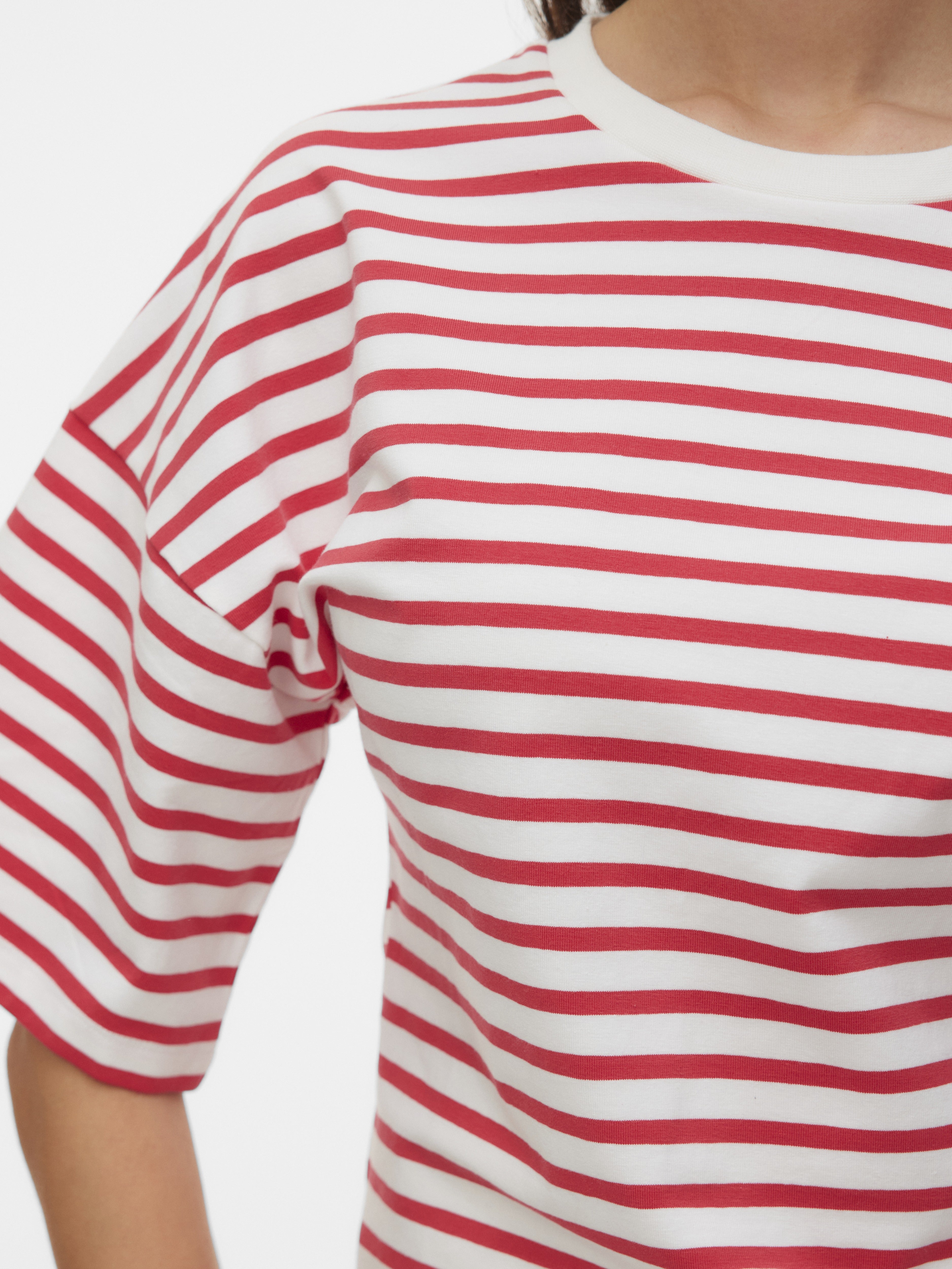 Vero Moda Damen T-Shirts Snow White/Poin